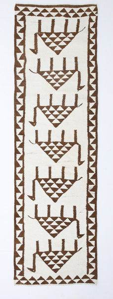 Vintage Kilim Anatolian 3'2" x 11'0" ft