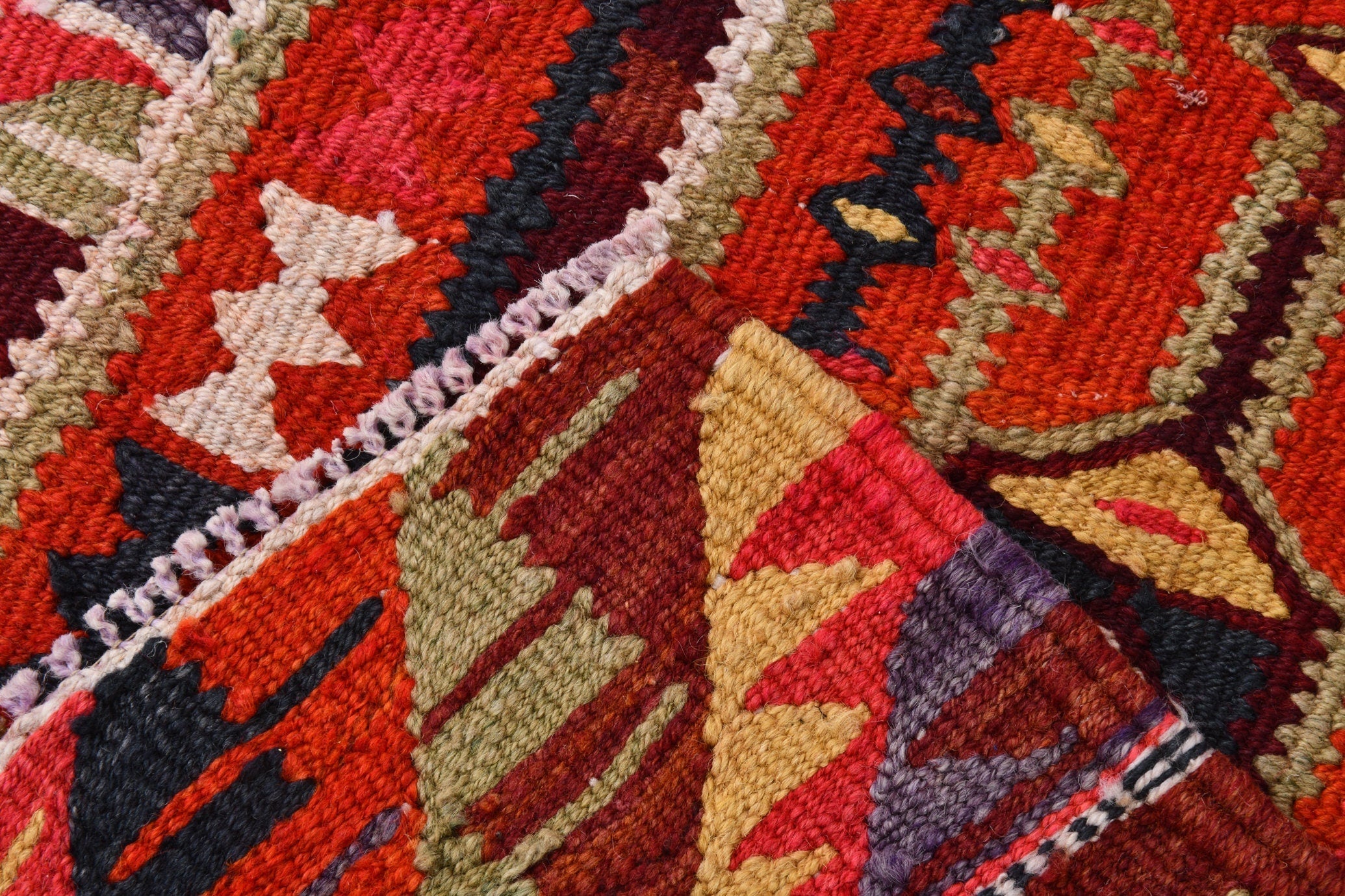Vintage Kilim Anatolian 3'2" x 9'0" ft