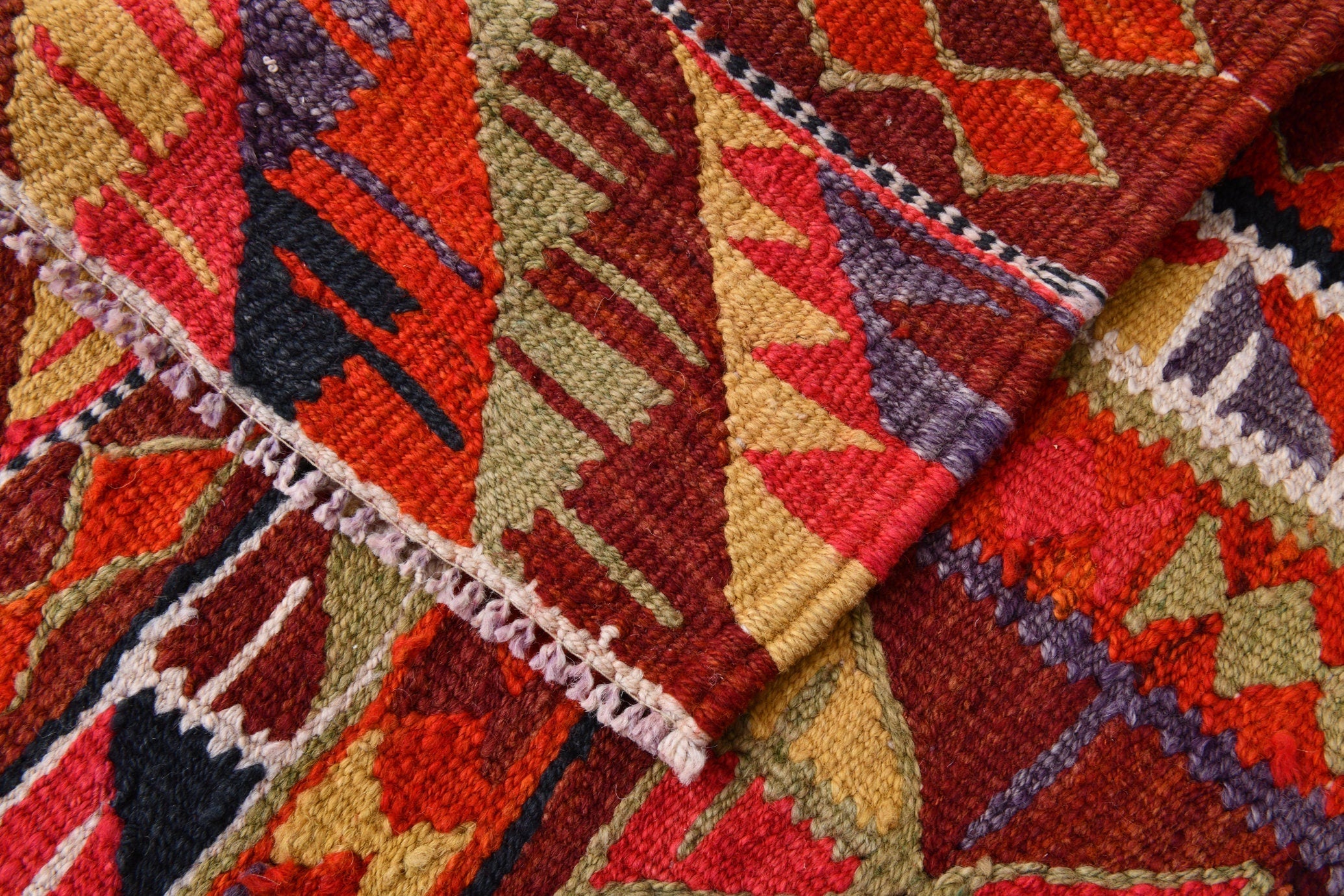 Vintage Kilim Anatolian 3'2" x 9'0" ft