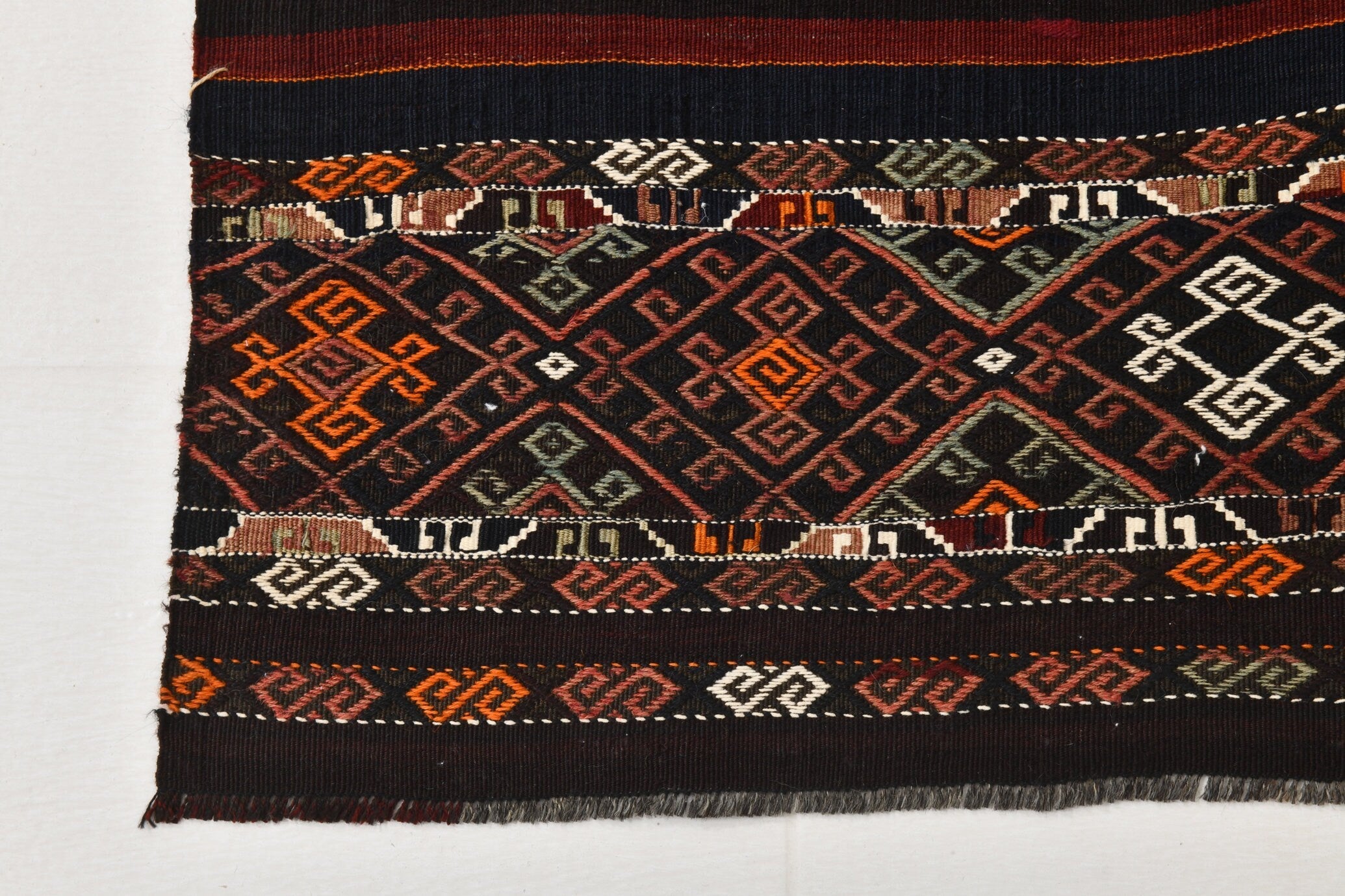 Vintage Kilim Anatolian 3’4’’ x 11’2’’ ft