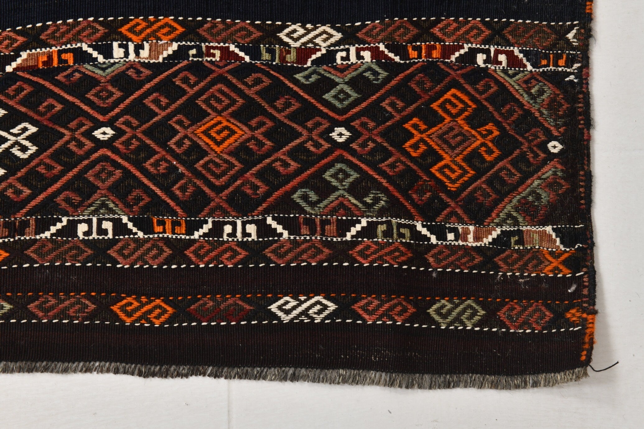 Vintage Kilim Anatolian 3’4’’ x 11’2’’ ft