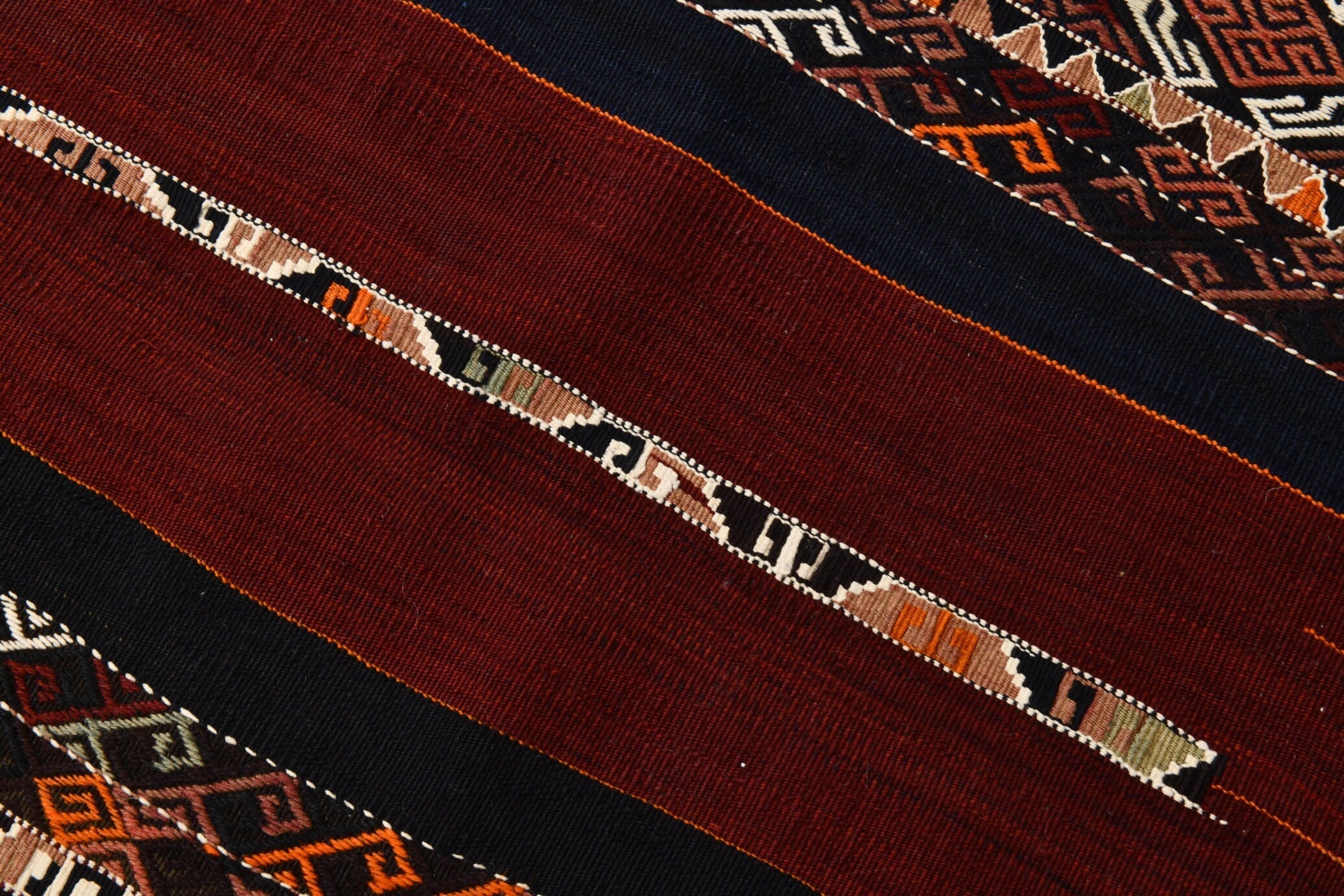 Vintage Kilim Anatolian 3’4’’ x 11’2’’ ft