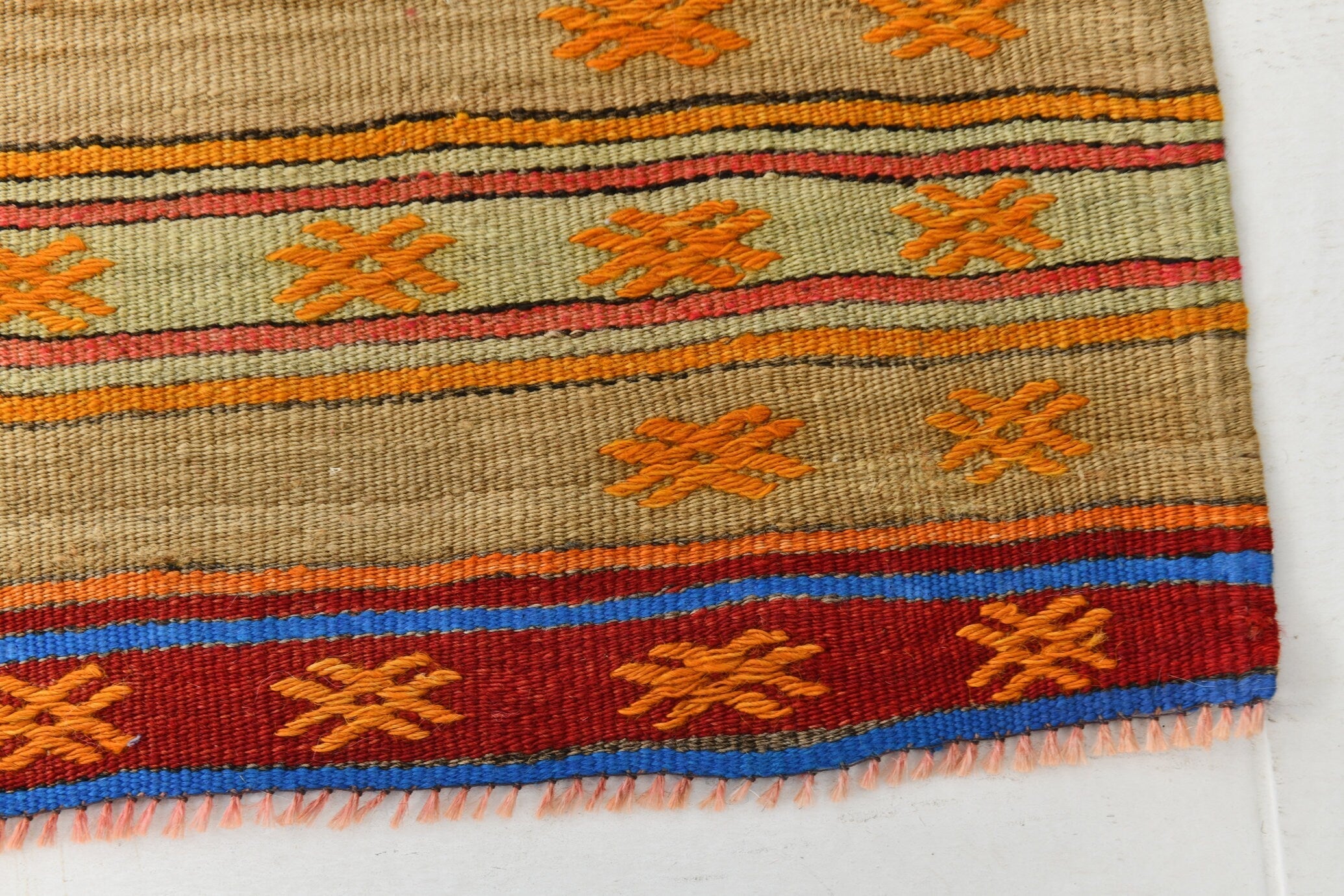 Vintage Kilim Anatolian 3’4’’ x 7’1’’ ft