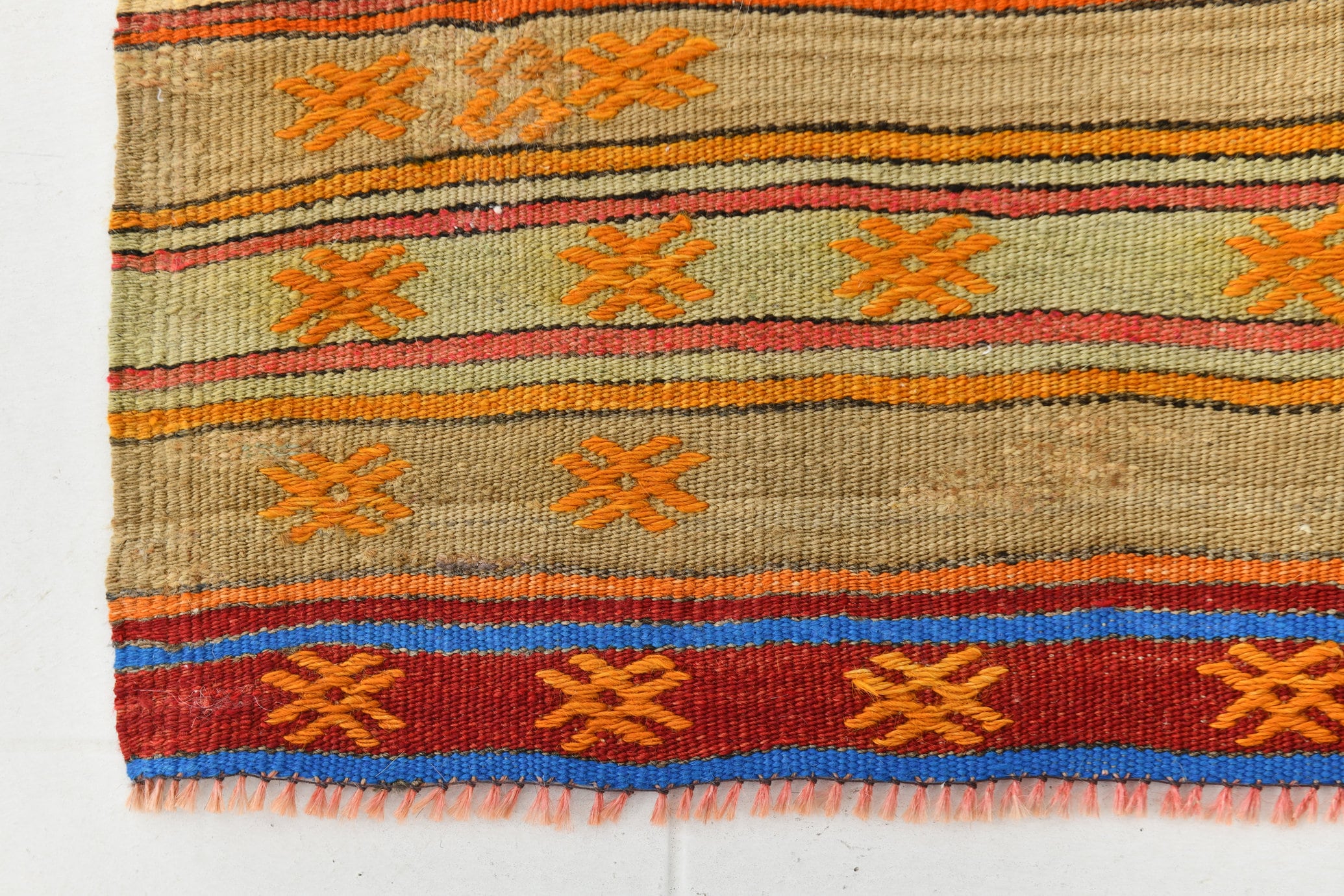 Vintage Kilim Anatolian 3’4’’ x 7’1’’ ft