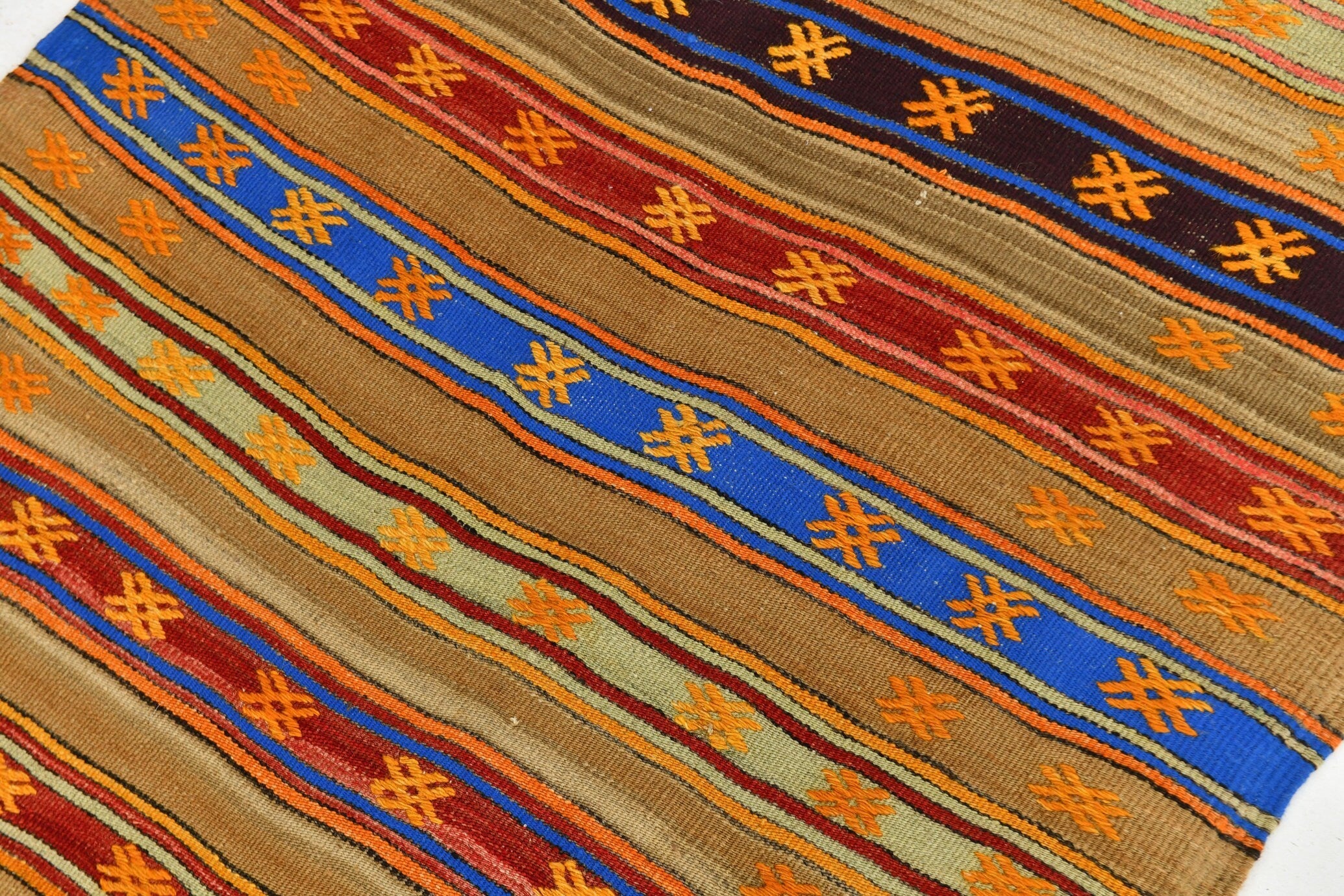 Vintage Kilim Anatolian 3’4’’ x 7’1’’ ft