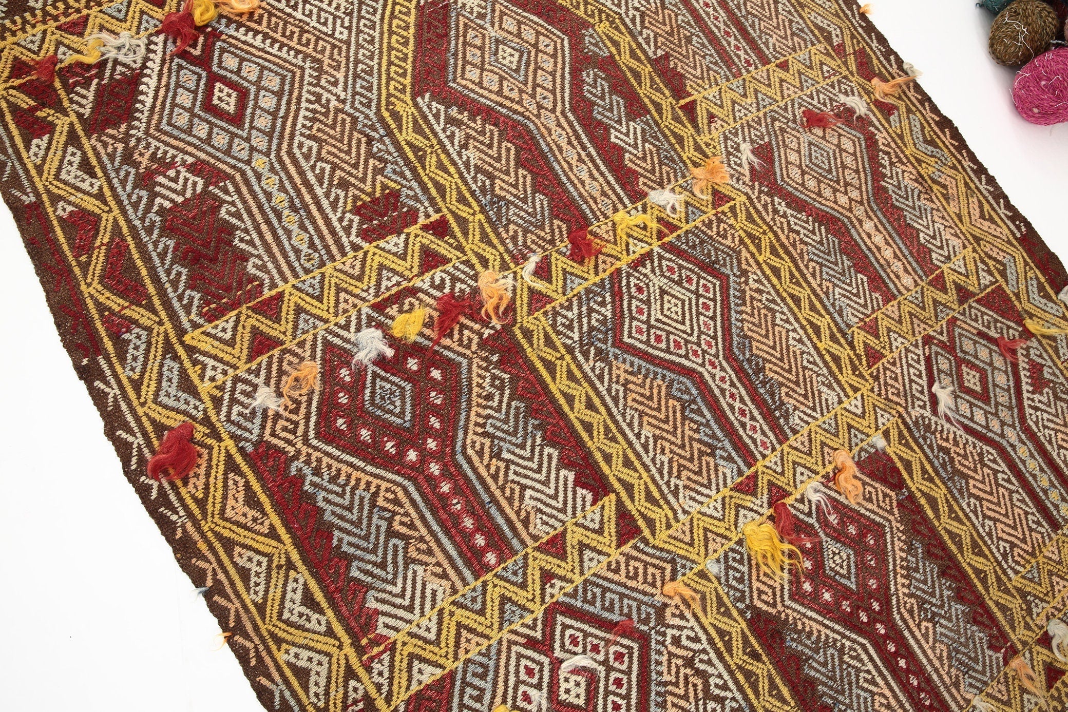 Vintage Kilim Anatolian 3'5" x 4'5" ft