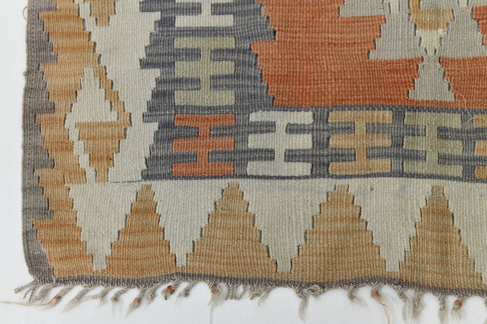 Vintage Kilim Anatolian 3'6" x 3'9" ft
