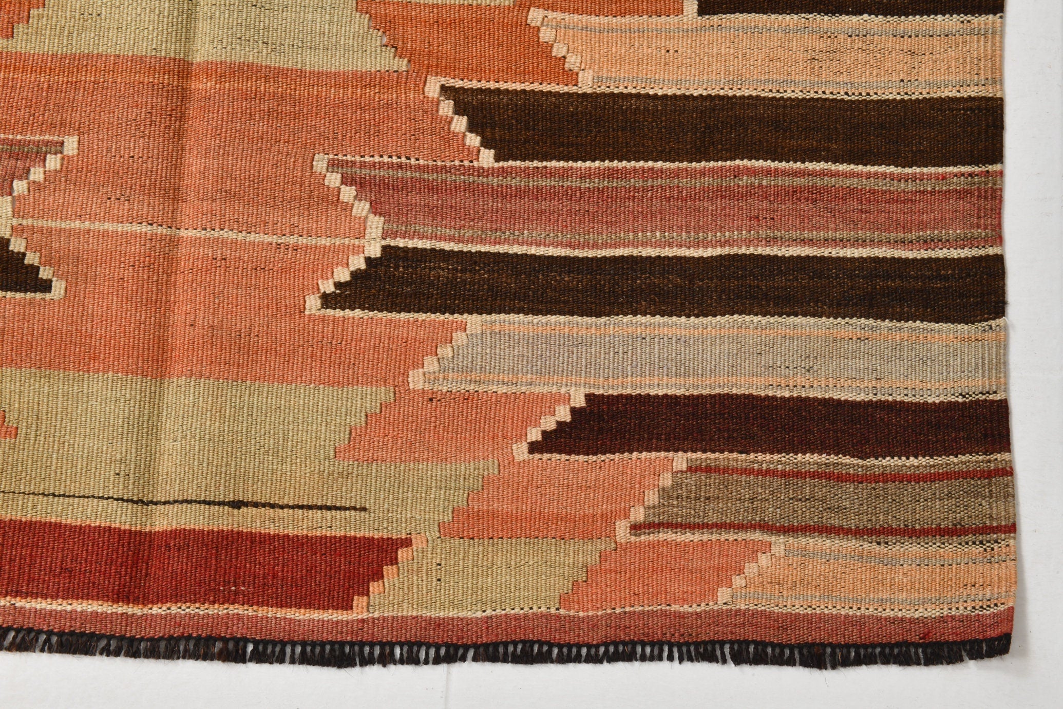 Vintage Kilim Anatolian 3'7" x 9'11" ft