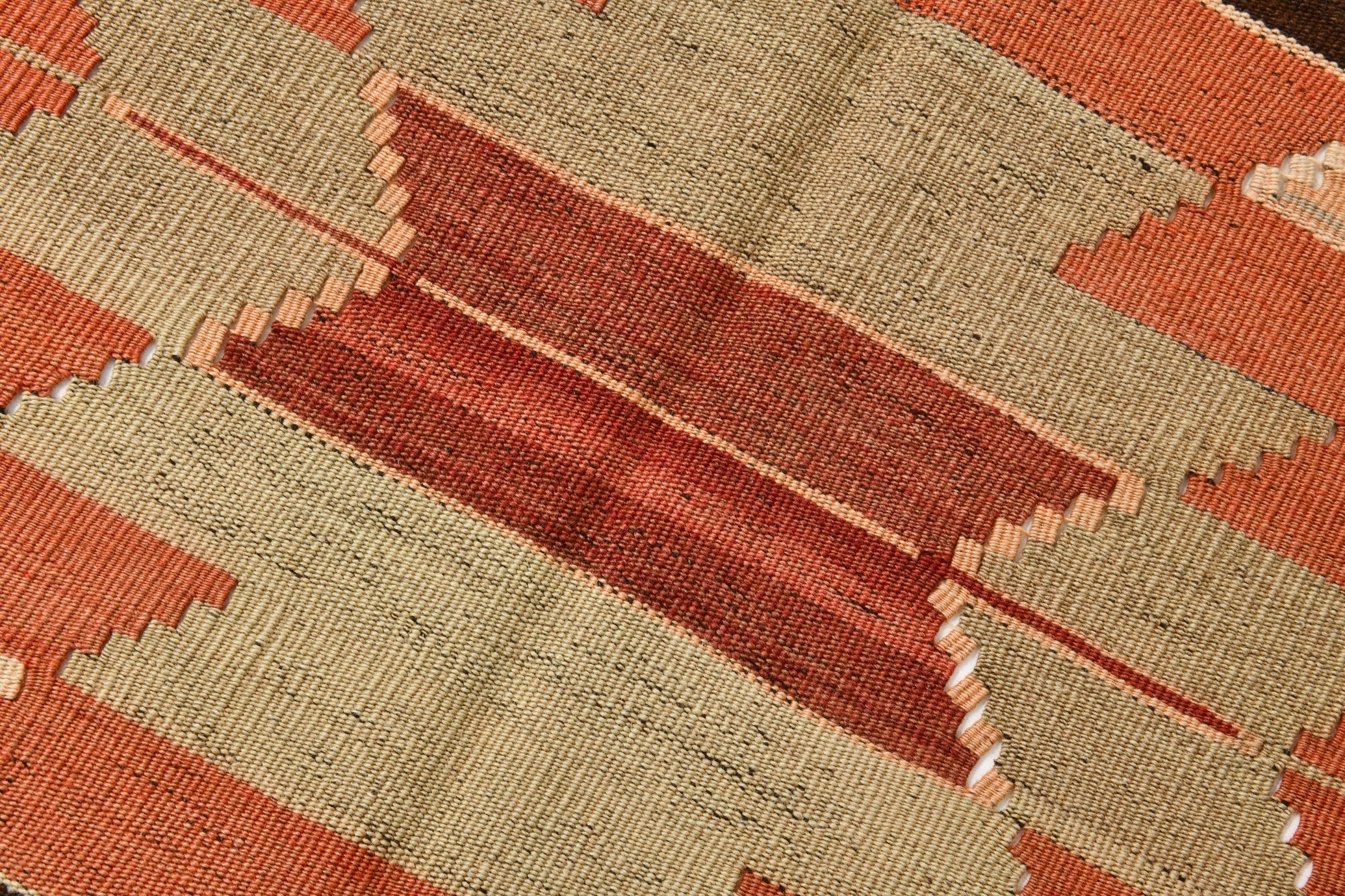 Vintage Kilim Anatolian 3'7" x 9'11" ft