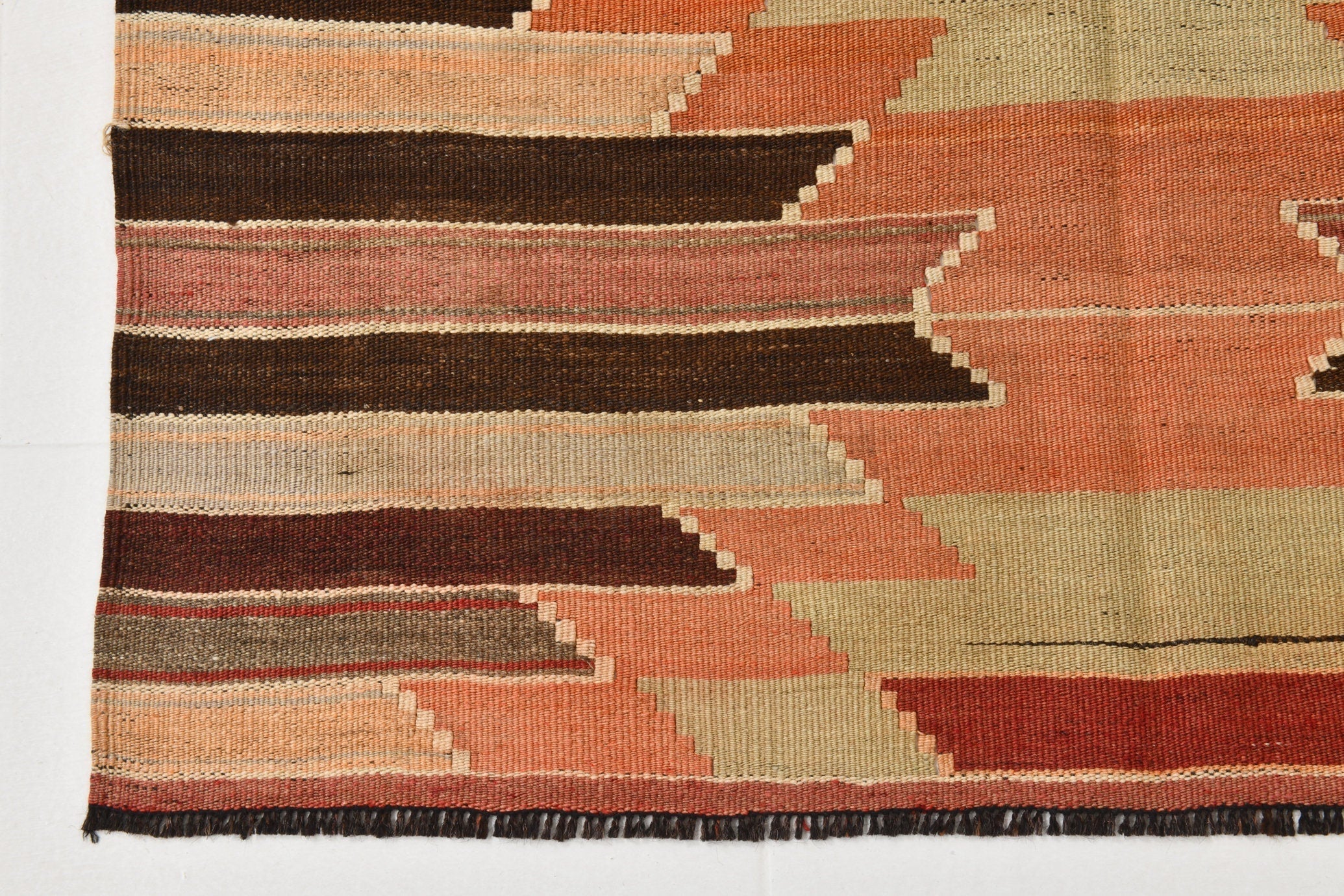 Vintage Kilim Anatolian 3'7" x 9'11" ft