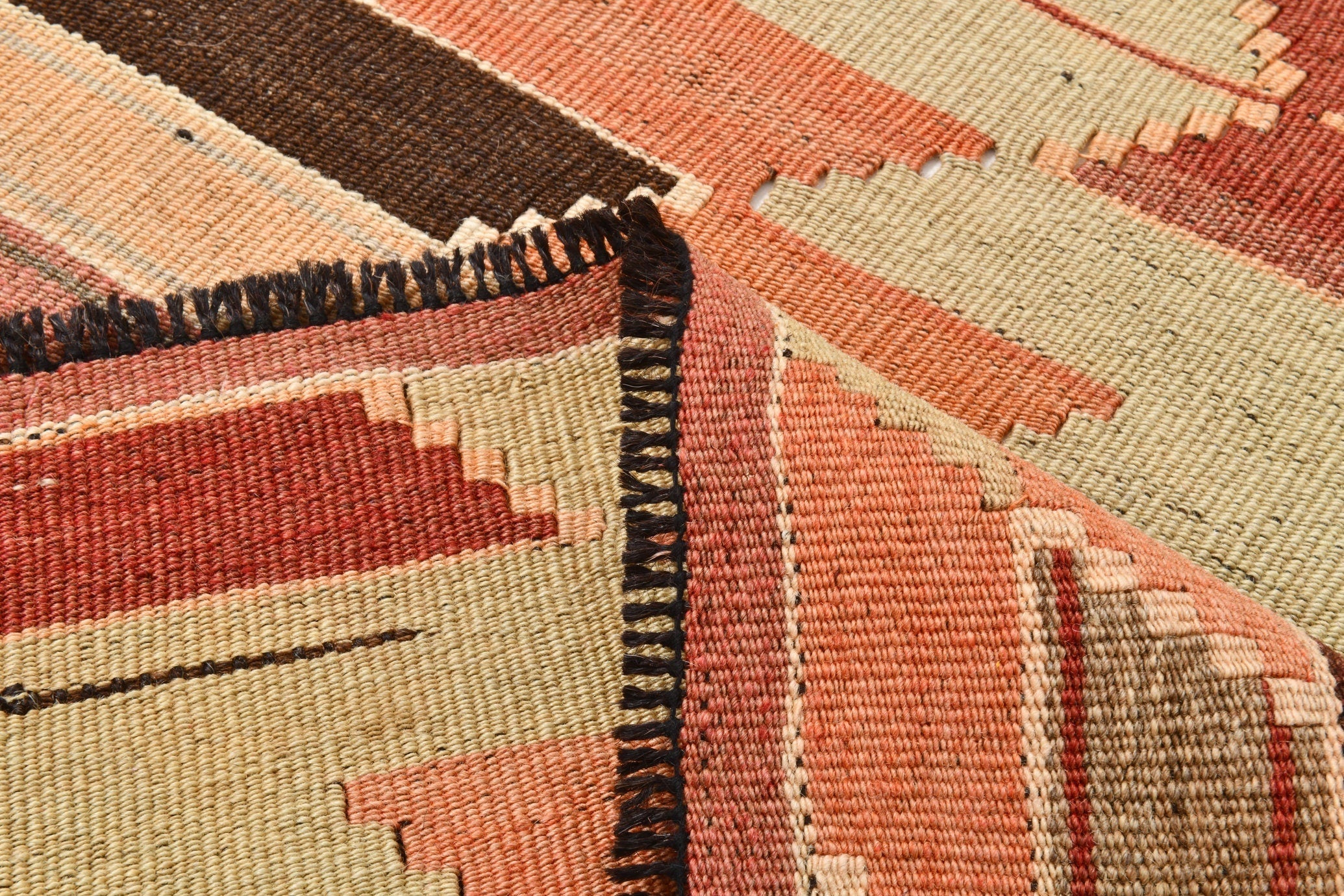 Vintage Kilim Anatolian 3'7" x 9'11" ft