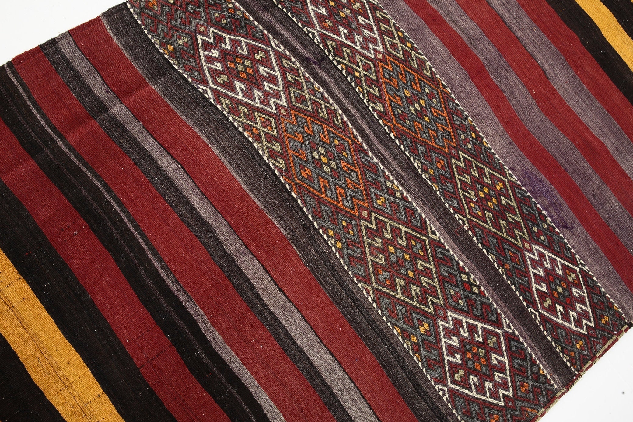 Vintage Kilim Anatolian 3'8" x 5'10" ft