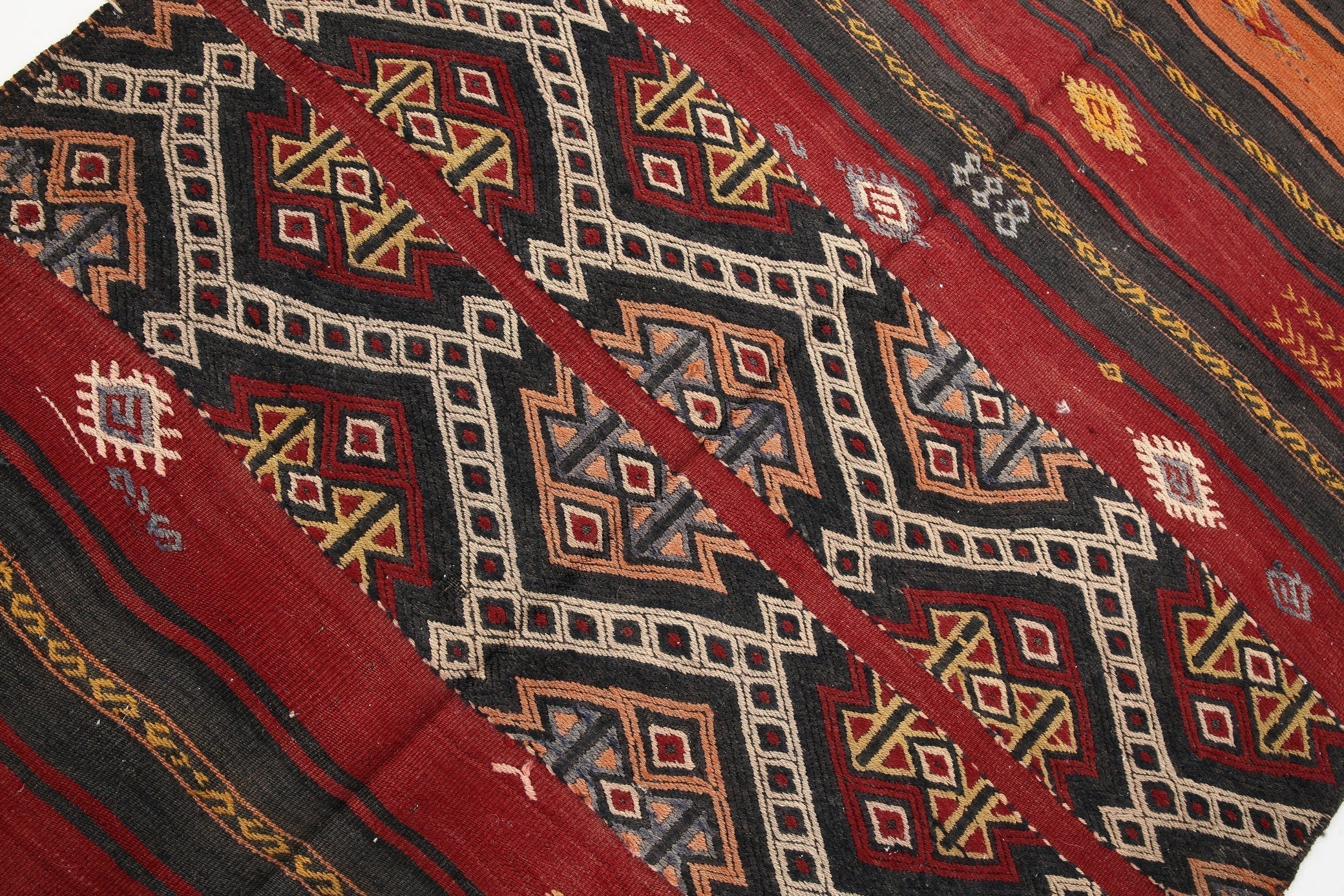 Vintage Kilim Anatolian 4'0" x 5'2" ft