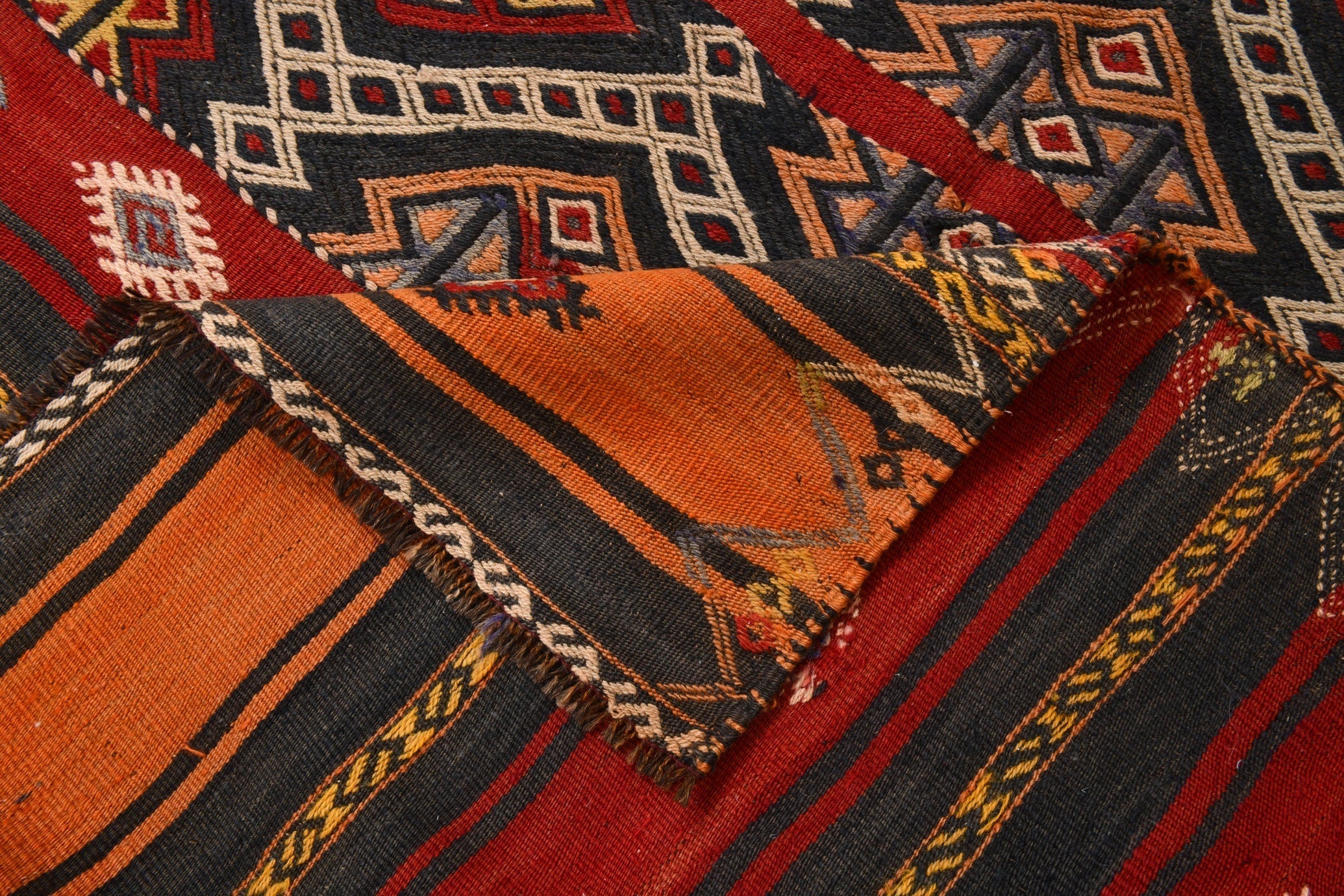 Vintage Kilim Anatolian 4'0" x 5'2" ft