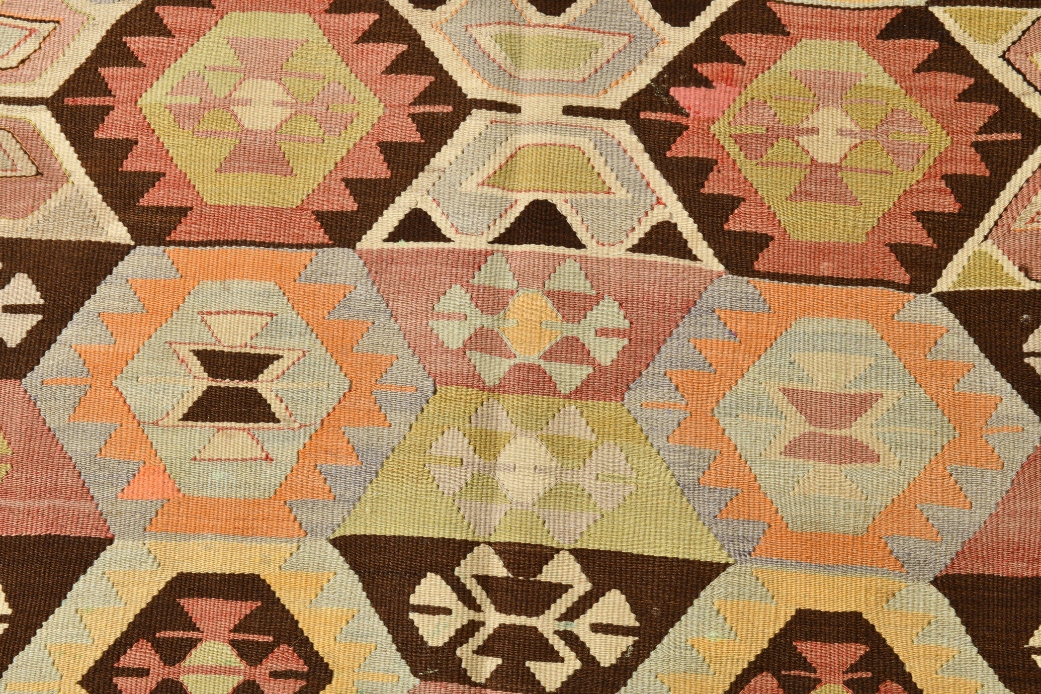 Vintage Kilim Anatolian 4'1" x 5'2" ft