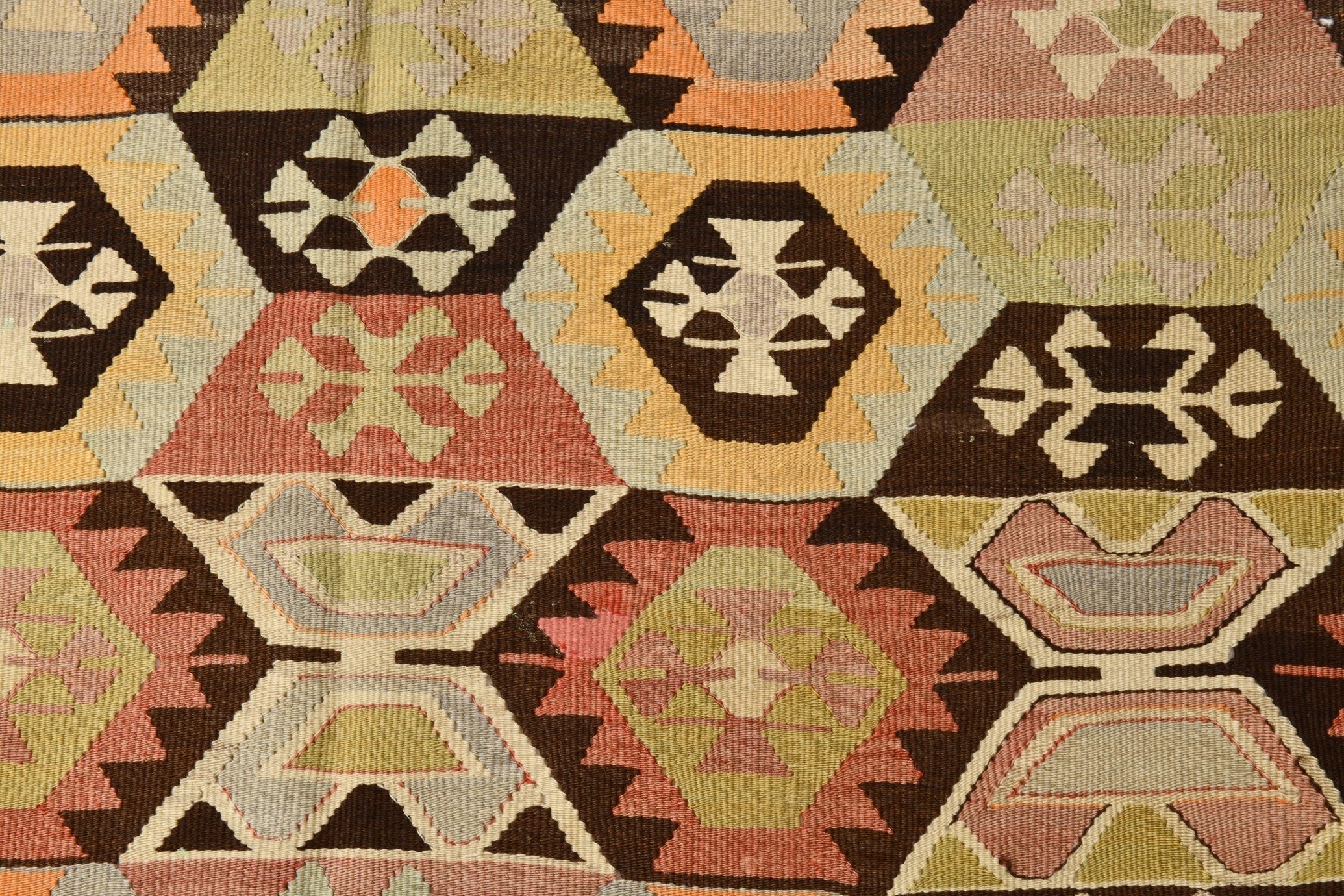 Vintage Kilim Anatolian 4'1" x 5'2" ft