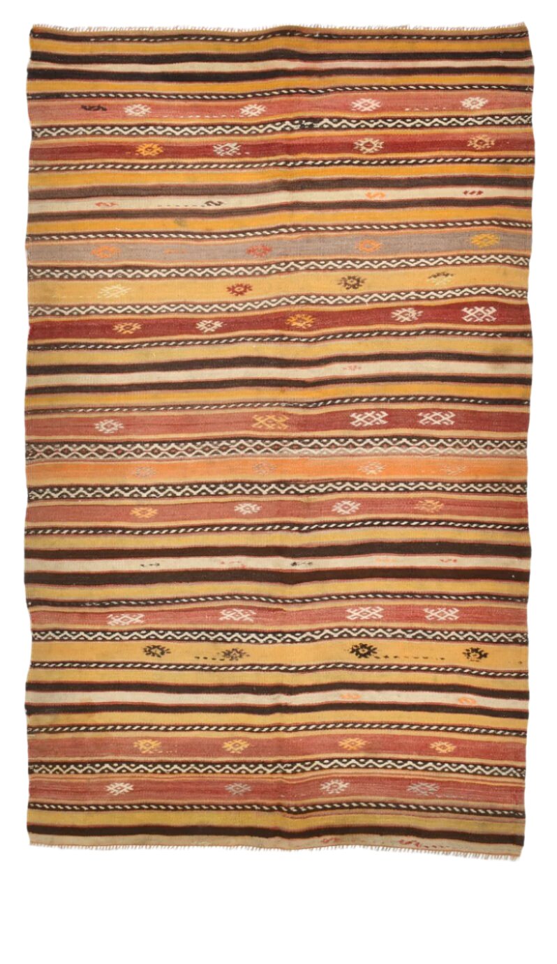 Vintage Kilim Anatolian 4'1" x 6'7" ft