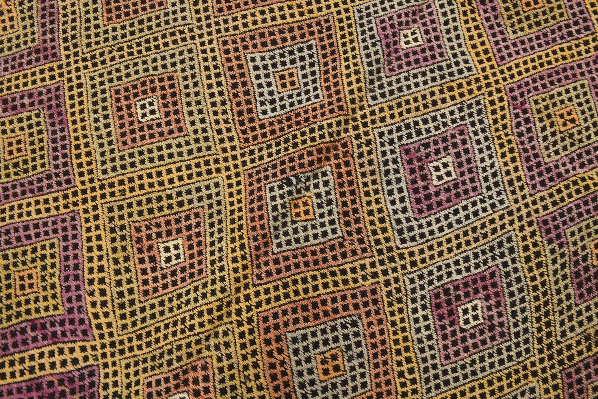 Vintage Kilim Anatolian 4’10’’ x 8’1’’ ft