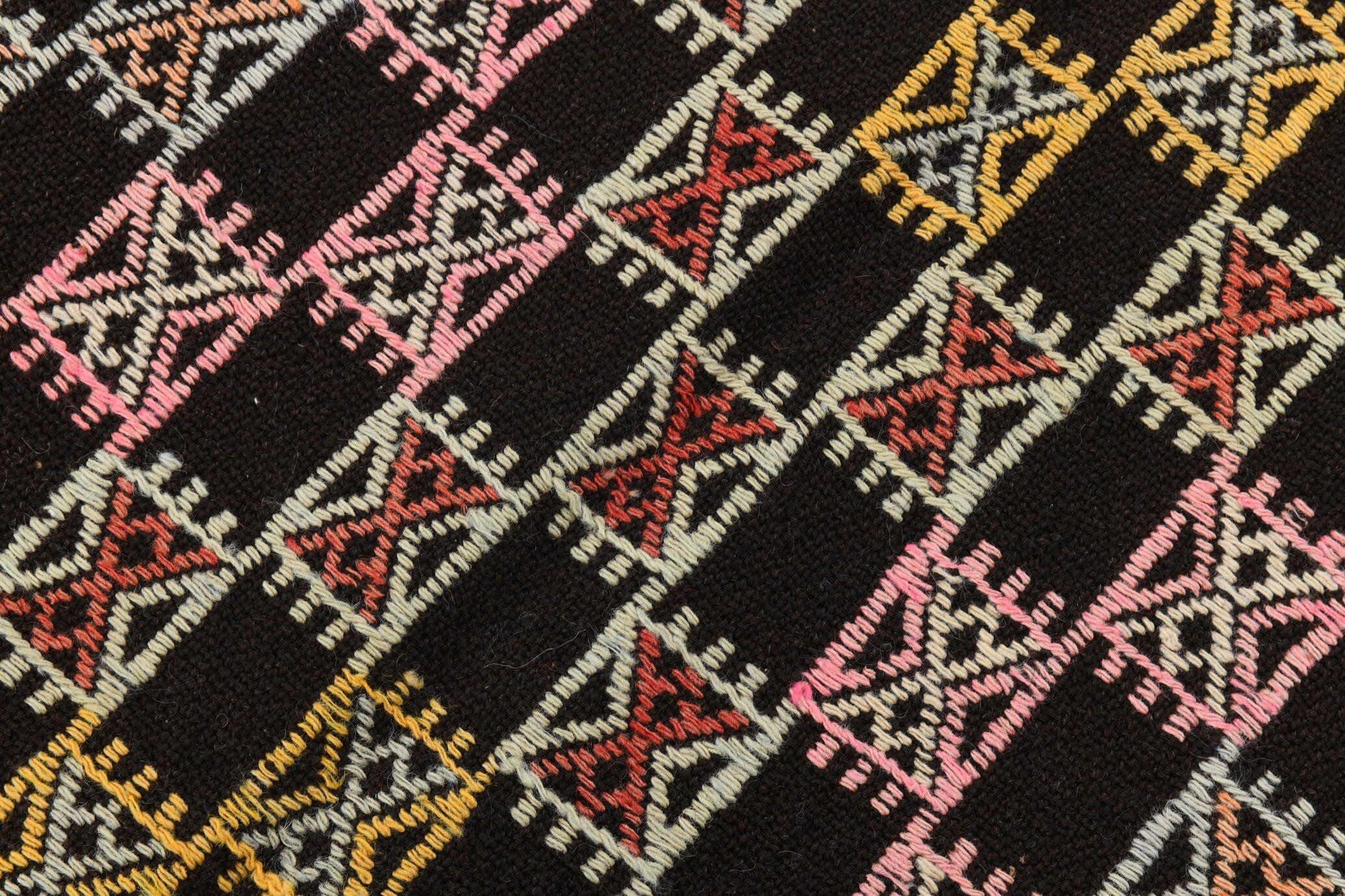 Vintage Kilim Anatolian 4'10" x 8'7" ft