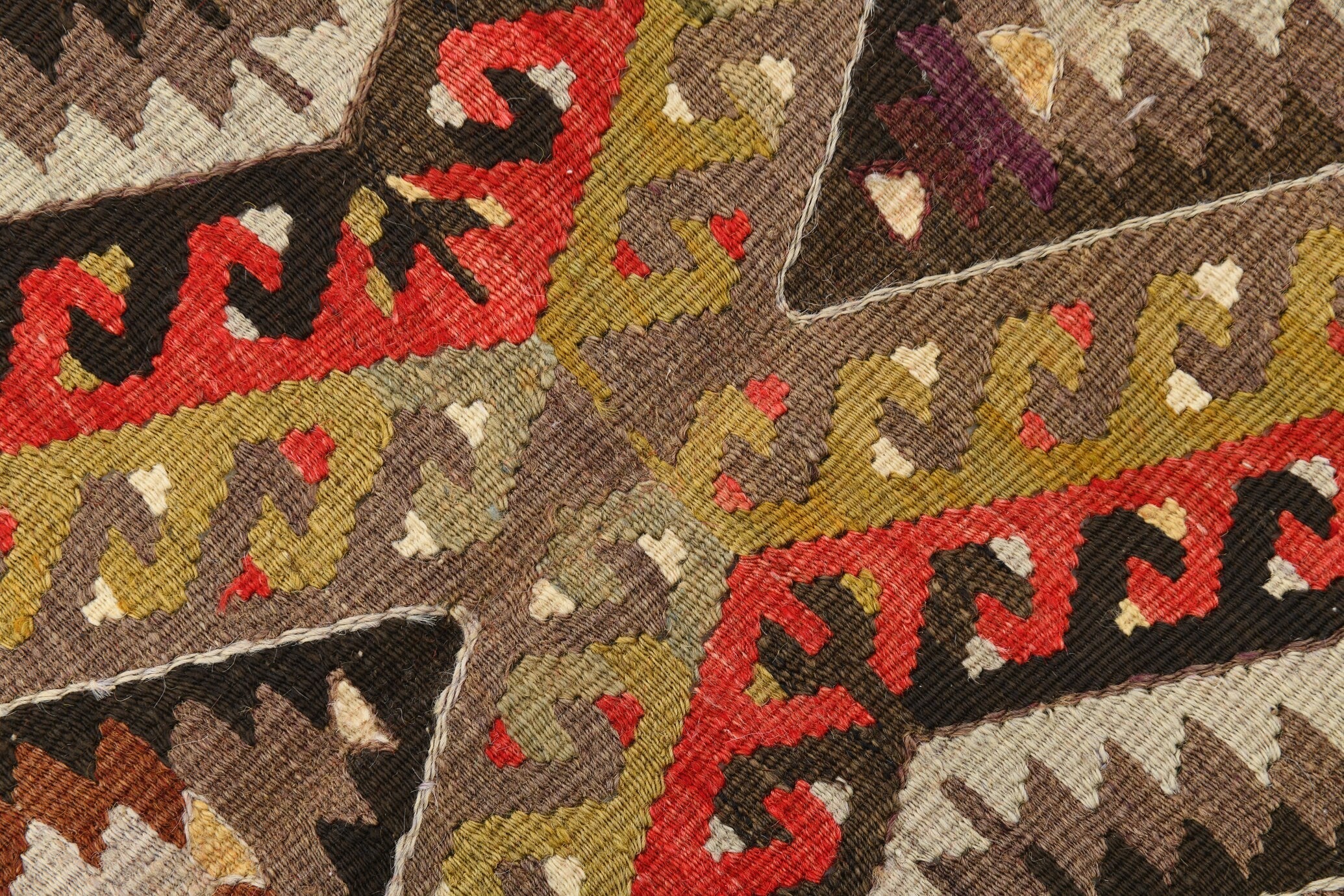 Vintage Kilim Anatolian 4'10" x 9'9" ft
