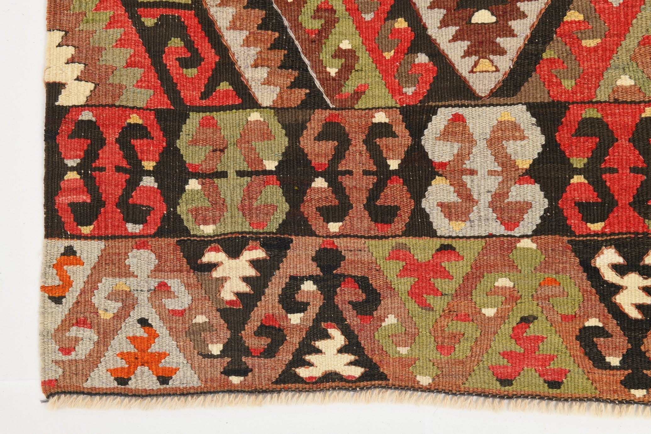 Vintage Kilim Anatolian 4'10" x 9'9" ft