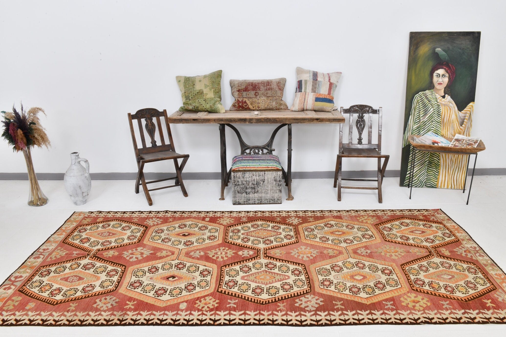 Vintage Kilim Anatolian 4’11’’ x 10’11’’ ft
