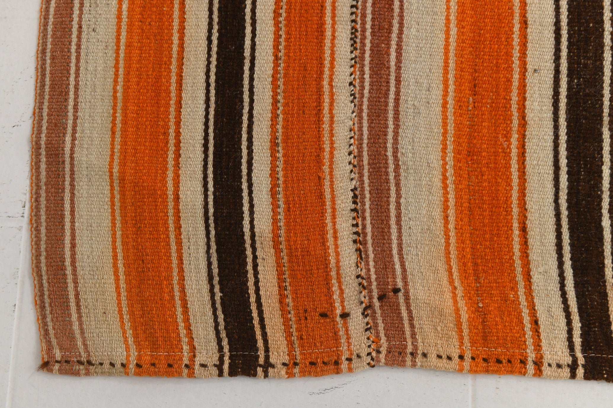 Vintage Kilim Anatolian 4'11" x 5'10" ft