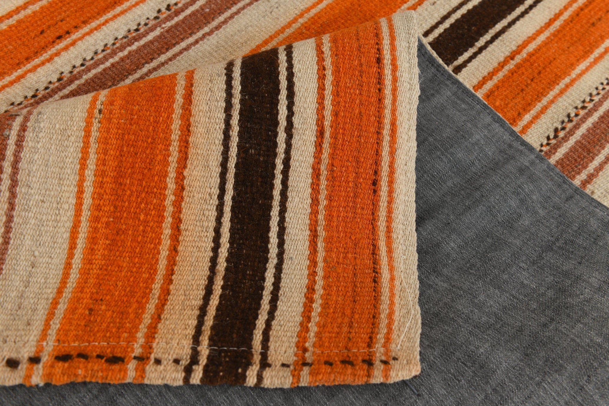 Vintage Kilim Anatolian 4'11" x 5'10" ft