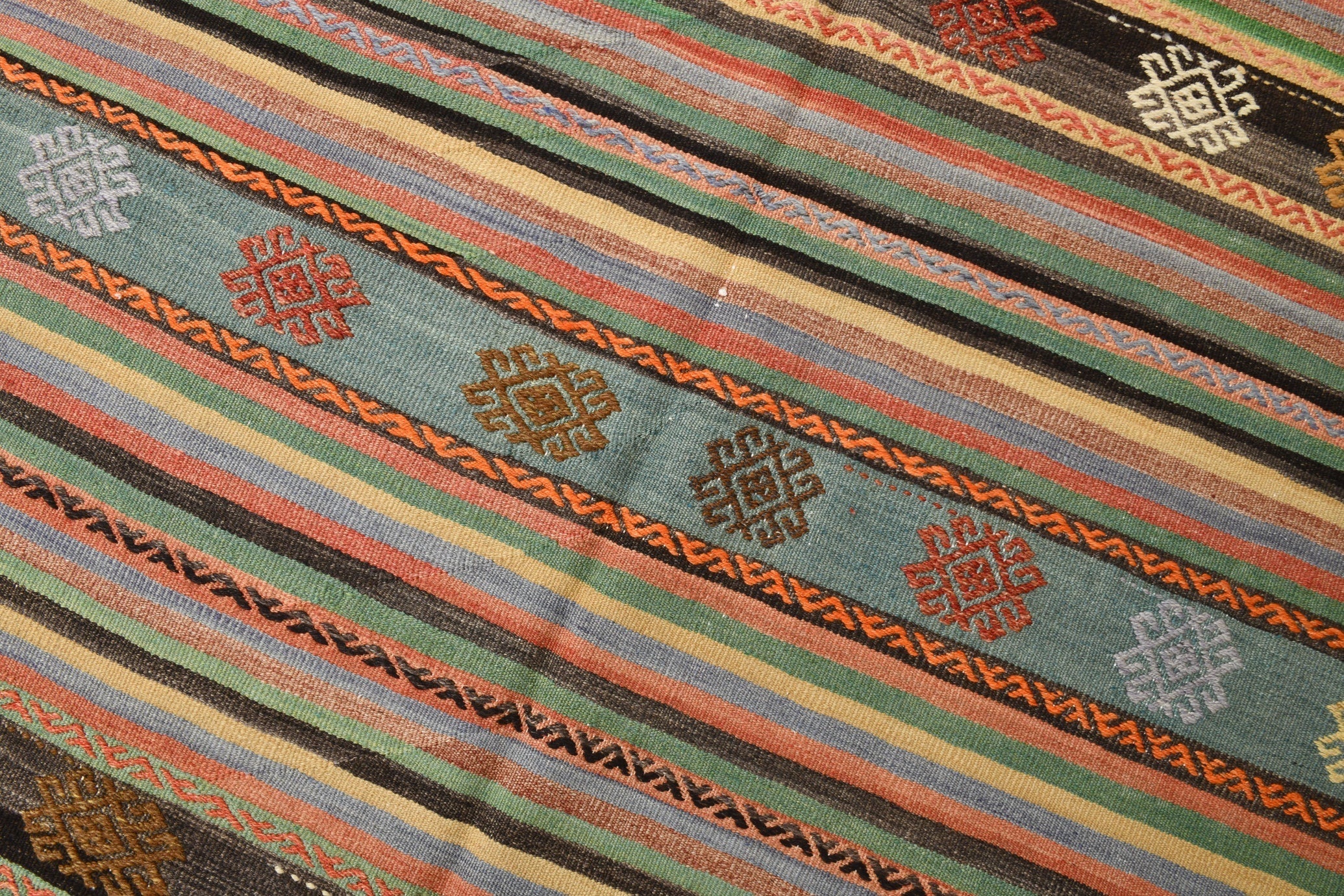Vintage Kilim Anatolian 4'11" x 6'11" ft