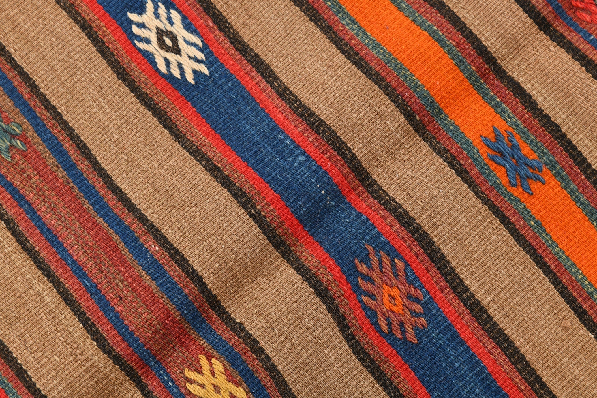 Vintage Kilim Anatolian 4'11" x 7'6" ft