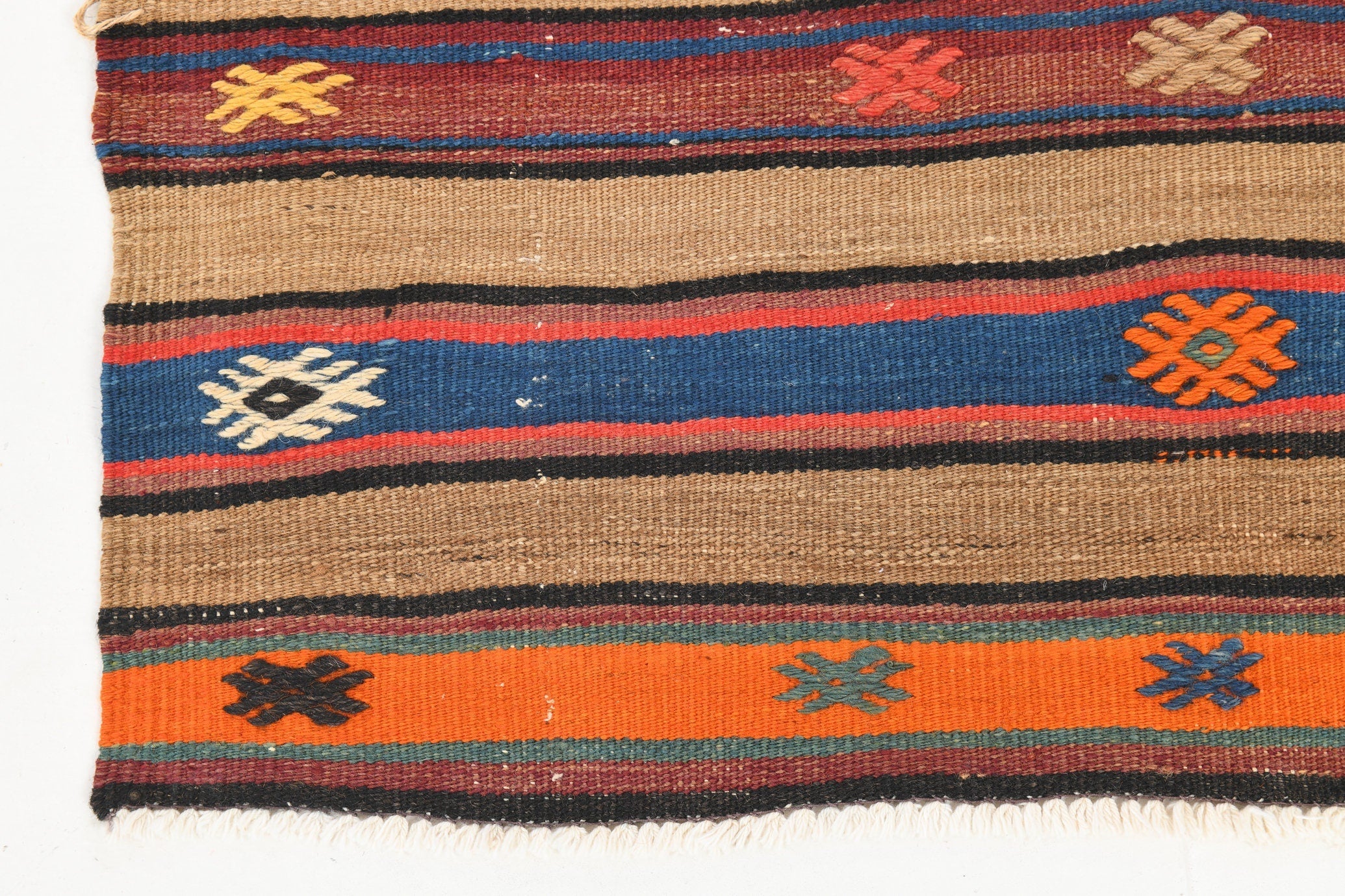 Vintage Kilim Anatolian 4'11" x 7'6" ft