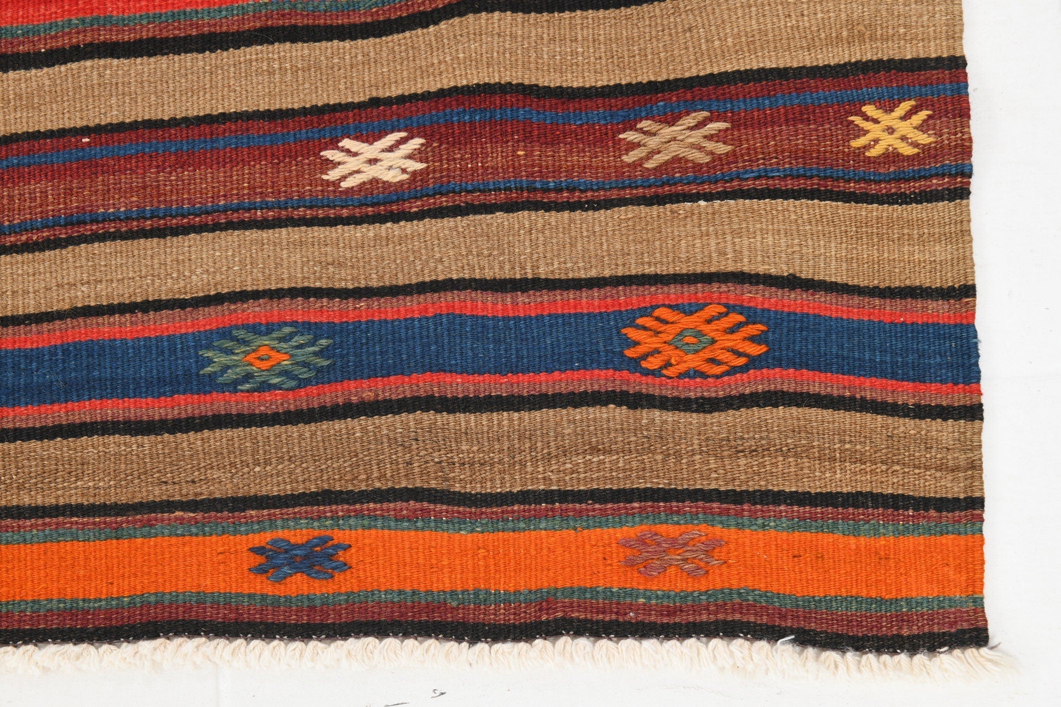 Vintage Kilim Anatolian 4'11" x 7'6" ft