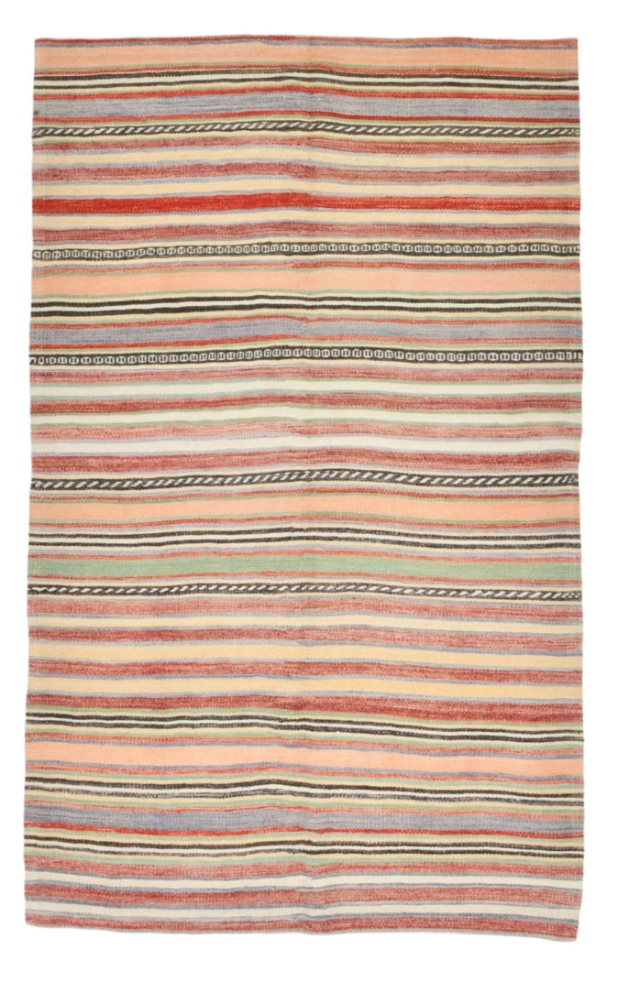 Vintage Kilim Anatolian 4’11’’ x 8’1’’ ft