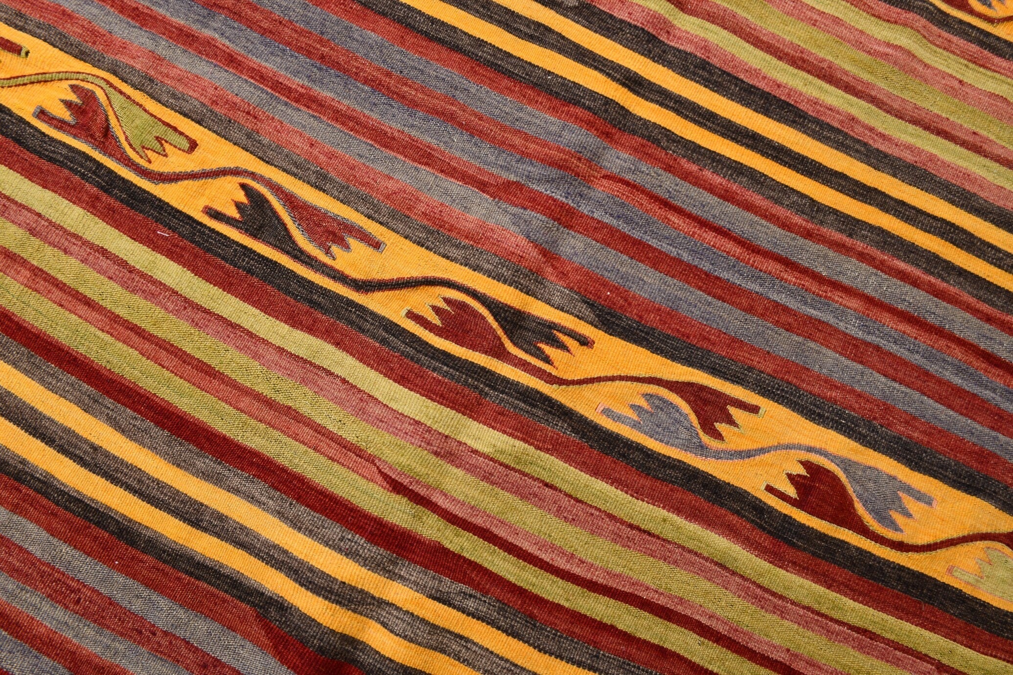 Vintage Kilim Anatolian 4'11" x 8'2" ft
