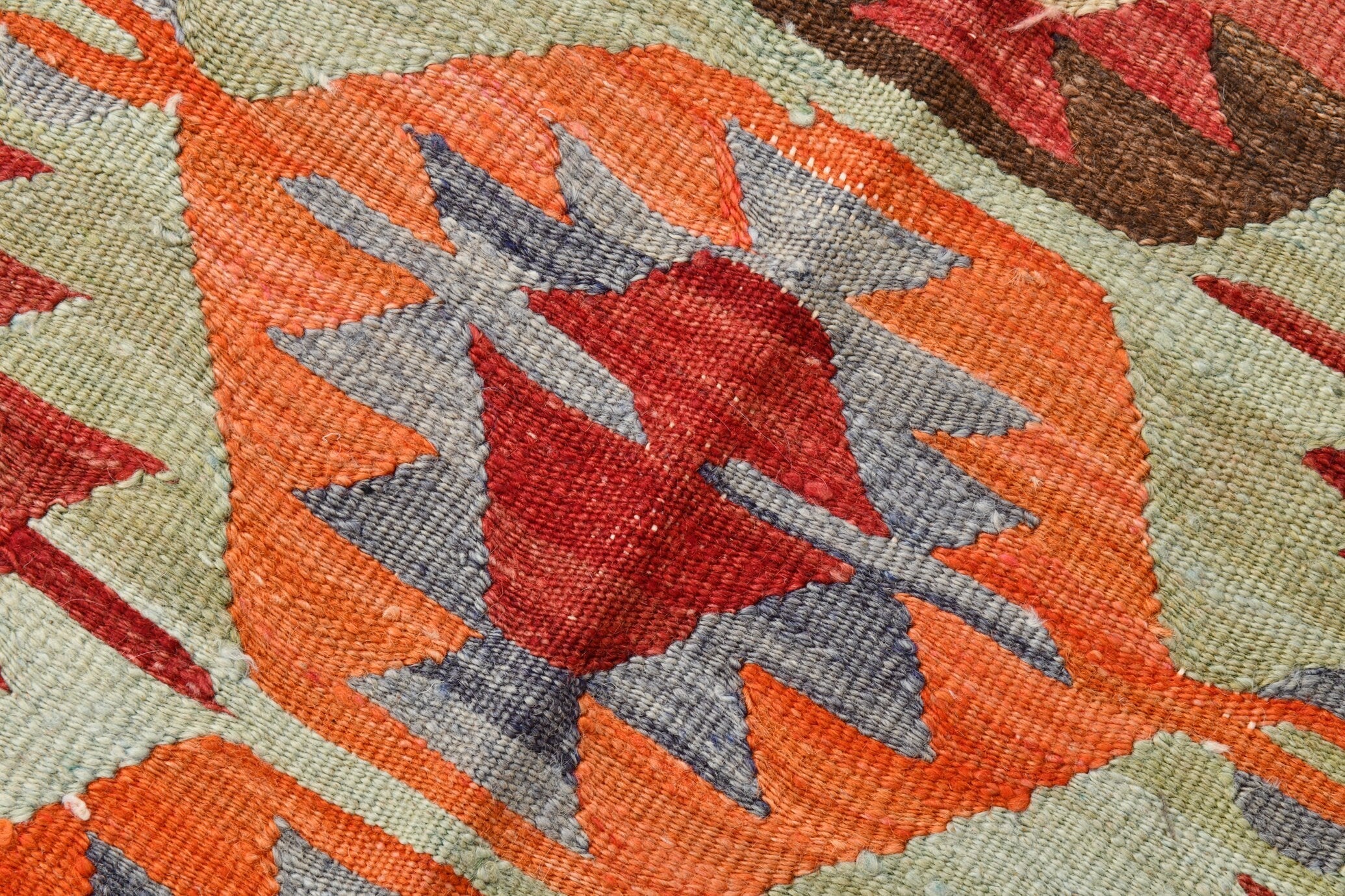Vintage Kilim Anatolian 4’12’’ x 11’3’’ ft