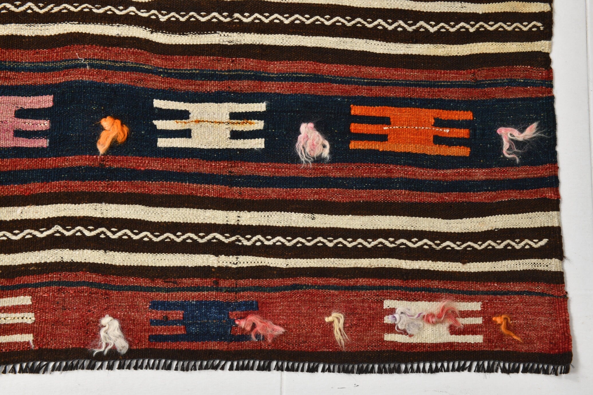 Vintage Kilim Anatolian 4'12" x 6'2" ft