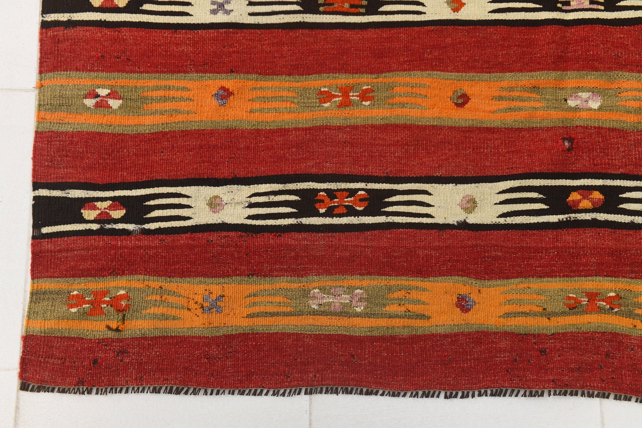 Vintage Kilim Anatolian 4'3" x 6'2" ft
