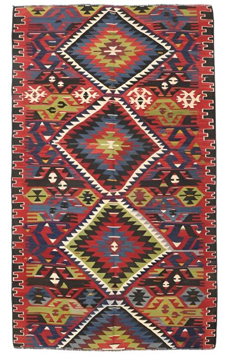 Vintage Kilim Anatolian 4'3" x 7'2" ft