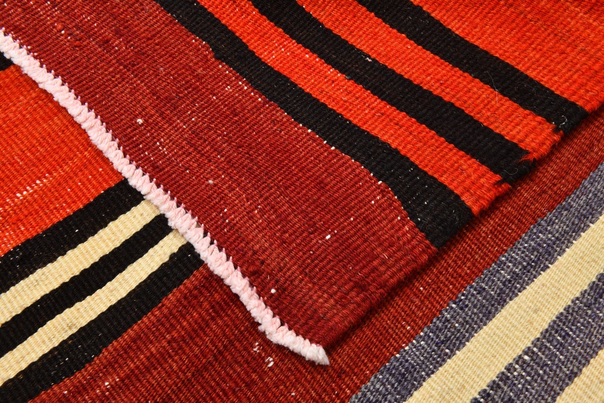 Vintage Kilim Anatolian 4'4" x 13'0" ft