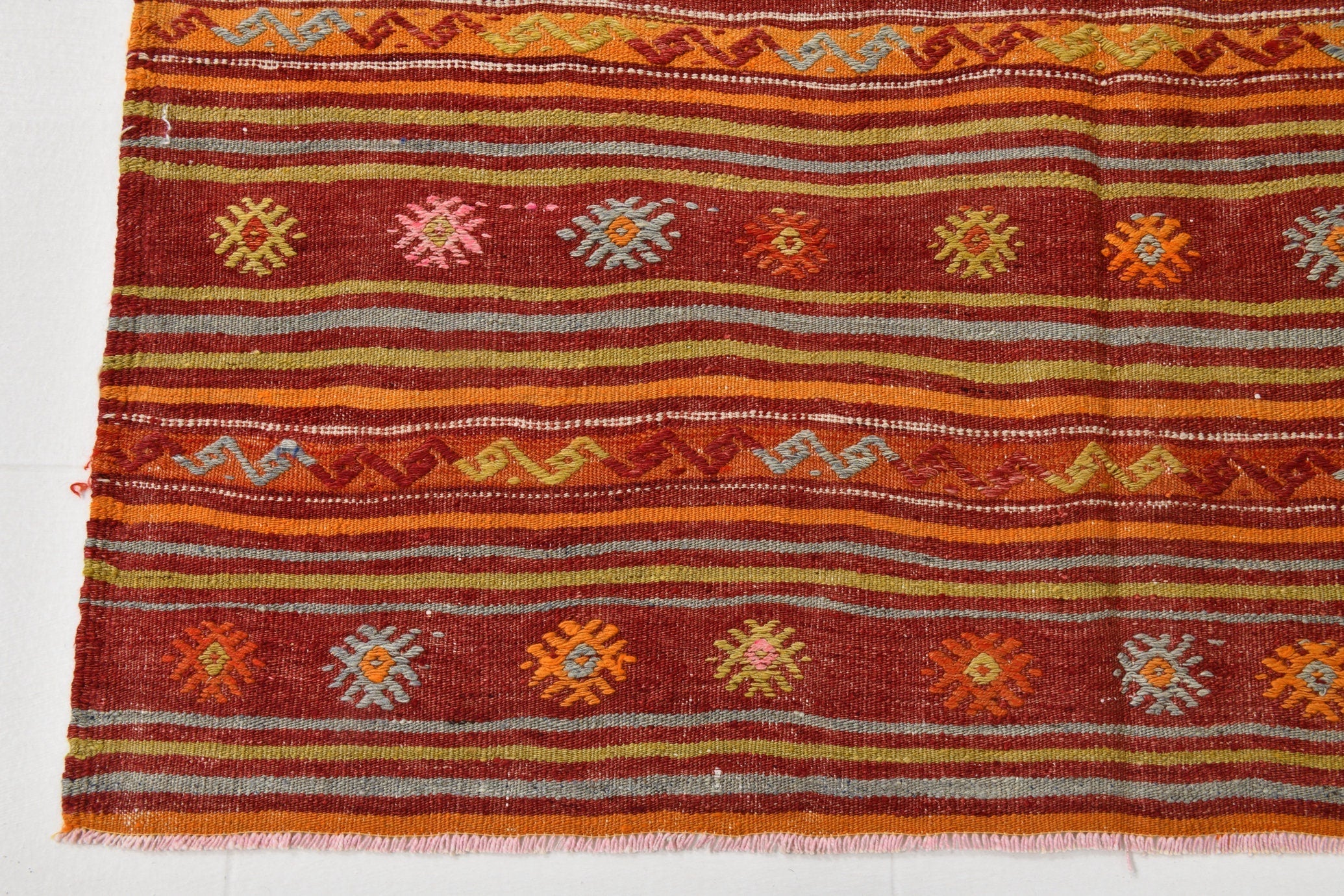 Vintage Kilim Anatolian 4'4" x 6'8" ft