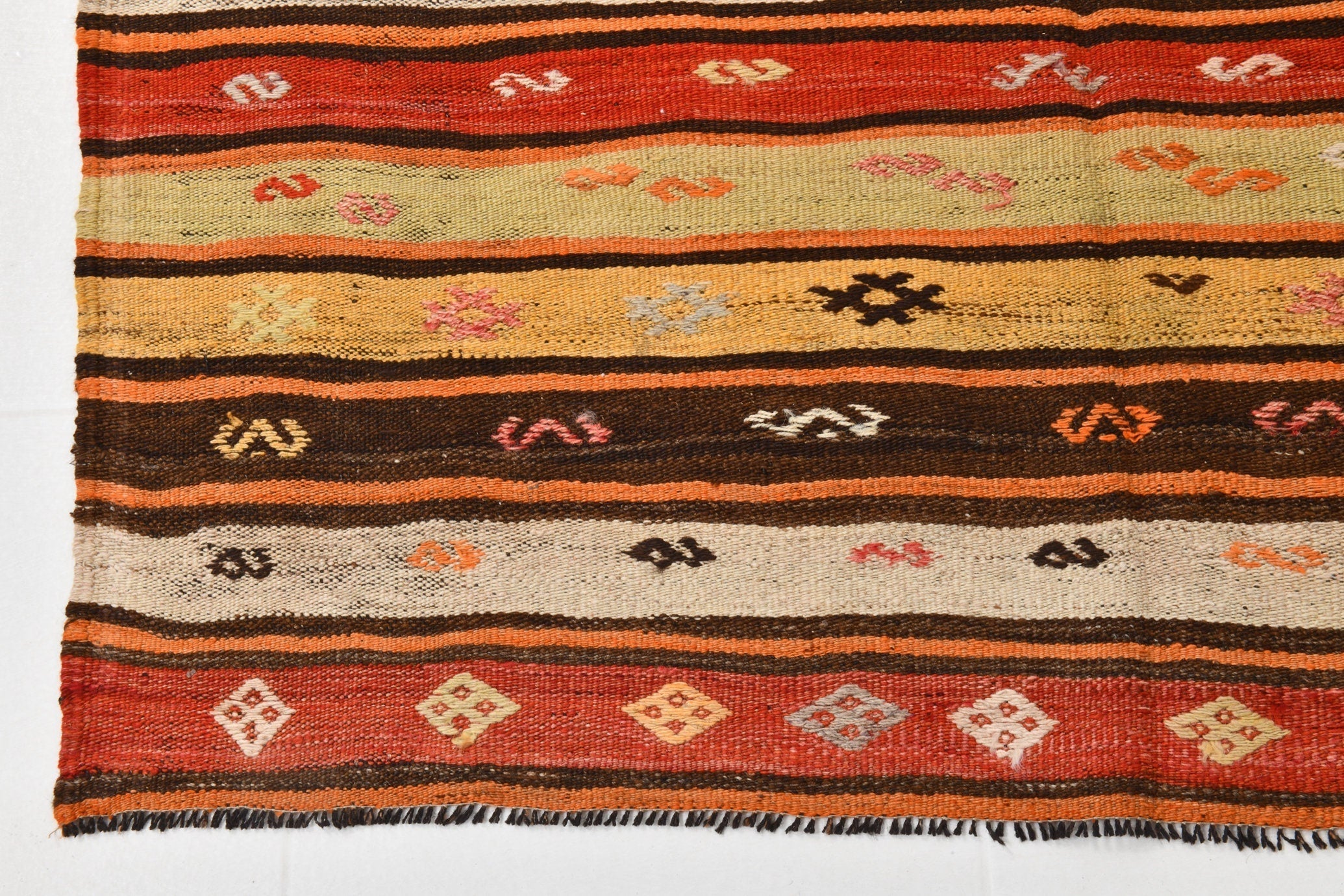 Vintage Kilim Anatolian 4'4" x 6'9" ft