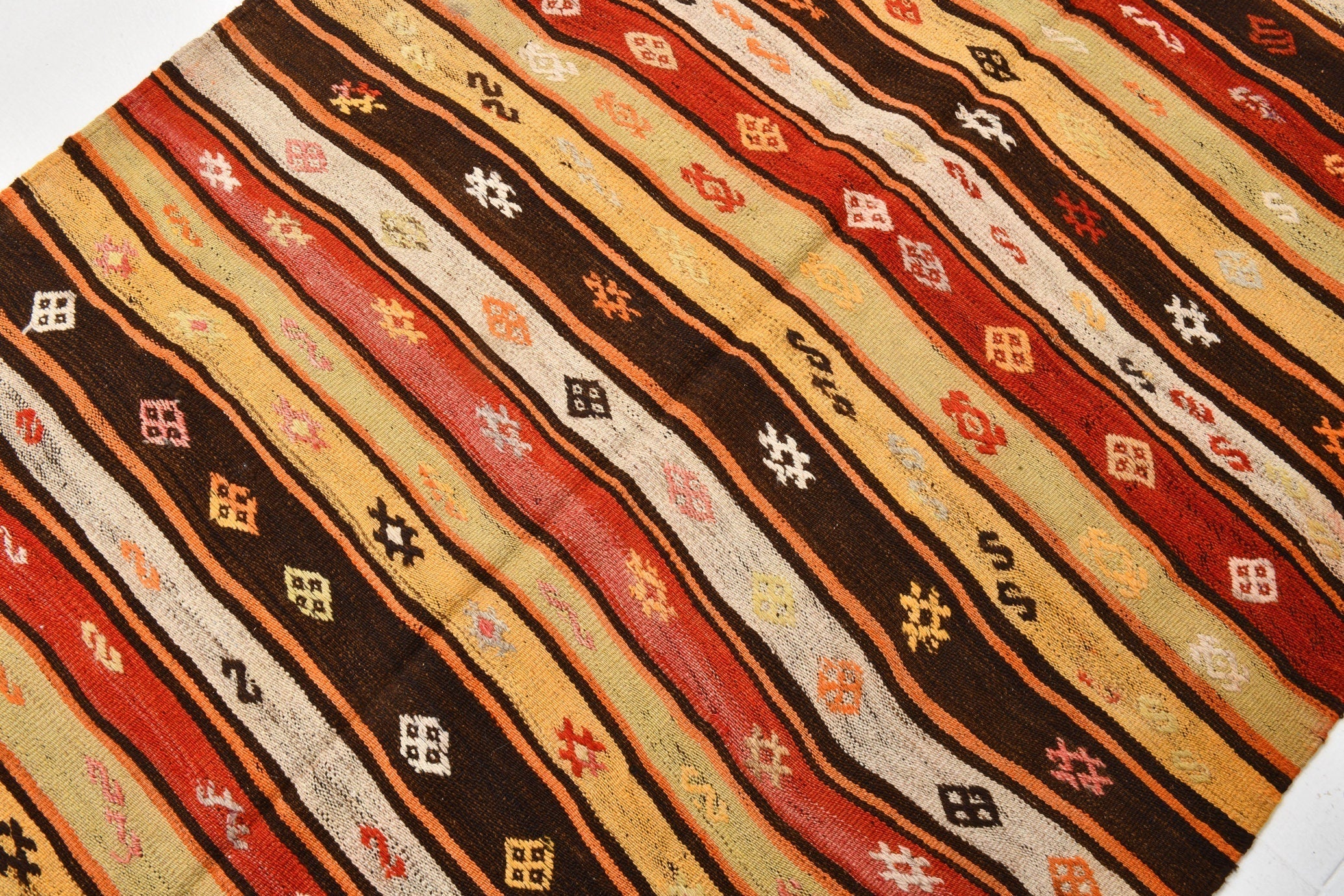 Vintage Kilim Anatolian 4'4" x 6'9" ft