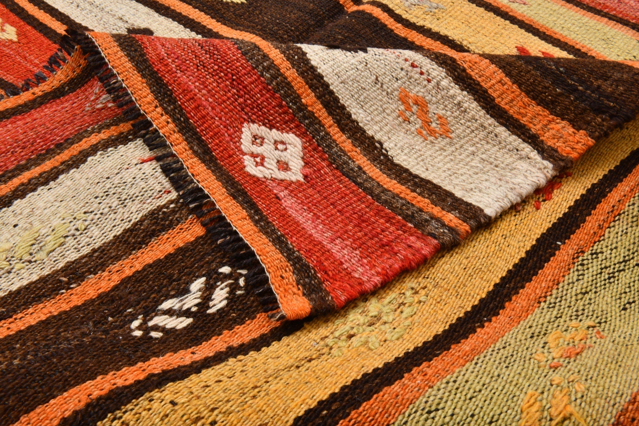 Vintage Kilim Anatolian 4'4" x 6'9" ft