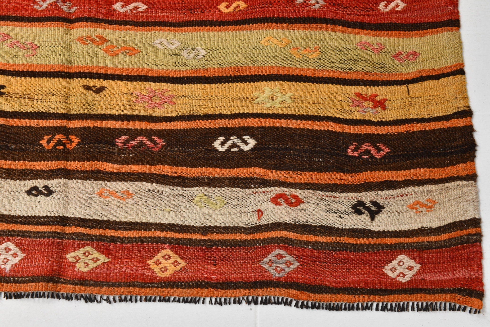 Vintage Kilim Anatolian 4'4" x 6'9" ft