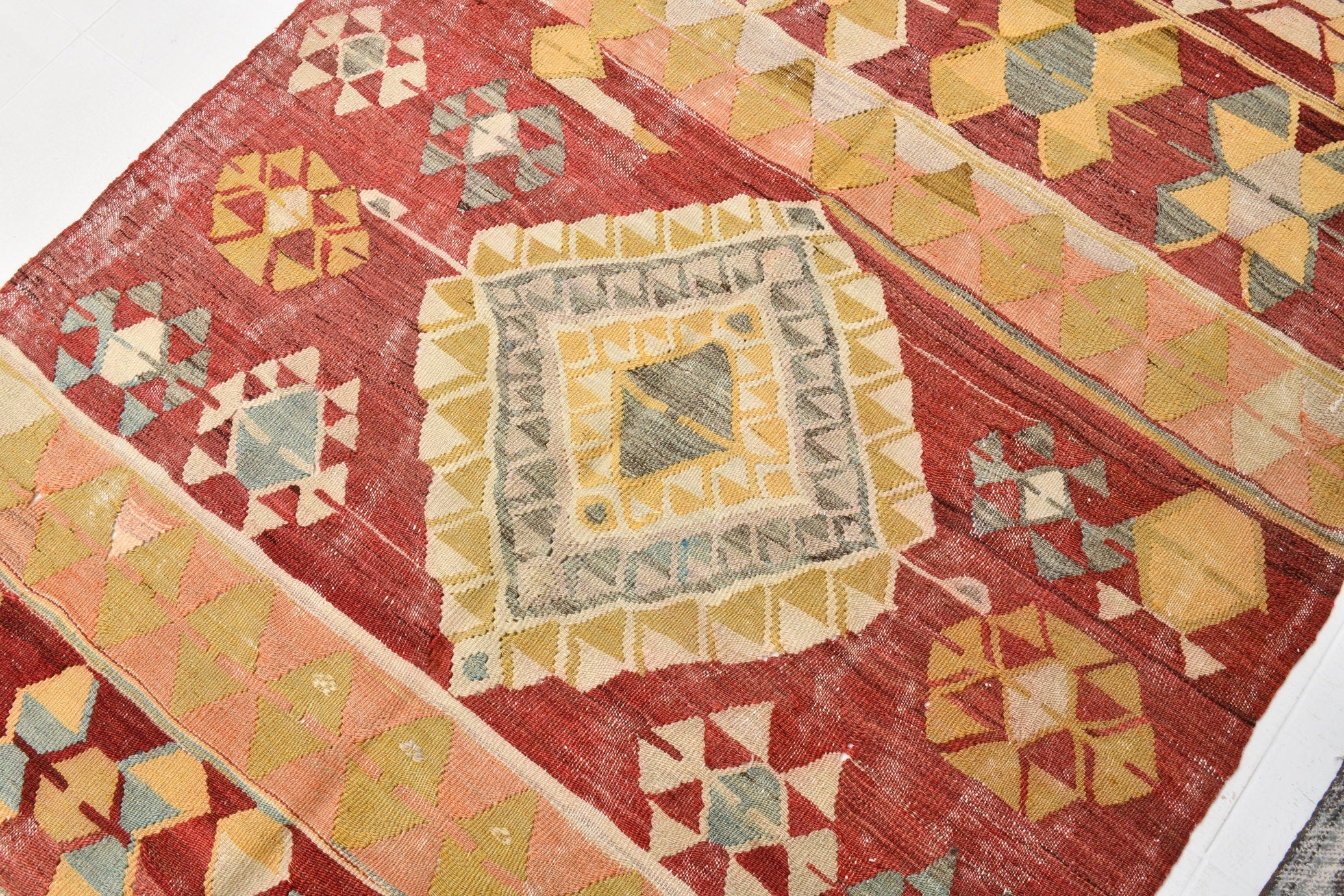 Vintage Kilim Anatolian 4’5’’ x 6’11’’ ft