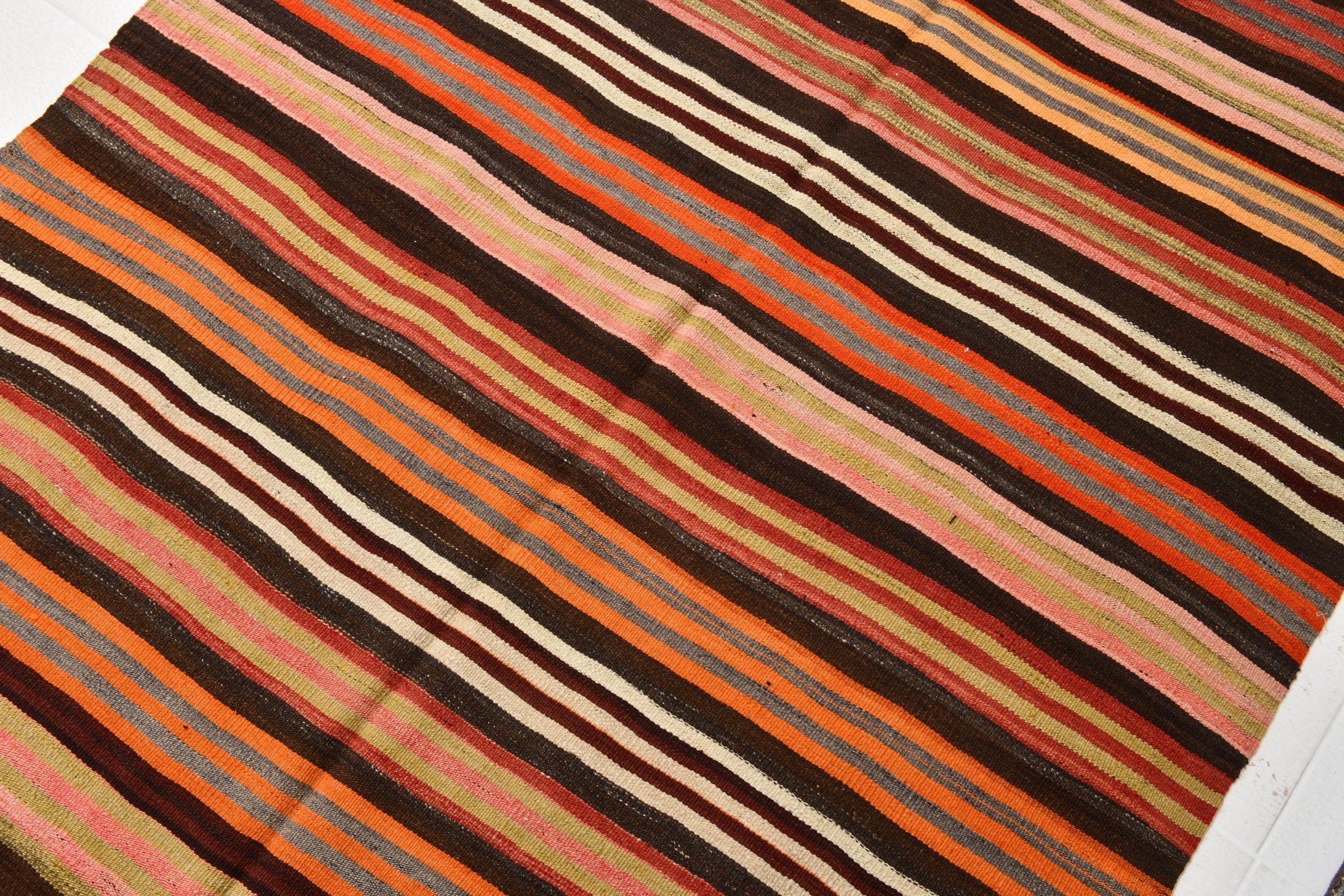 Vintage Kilim Anatolian 4’6’’ x 9’1’’ ft