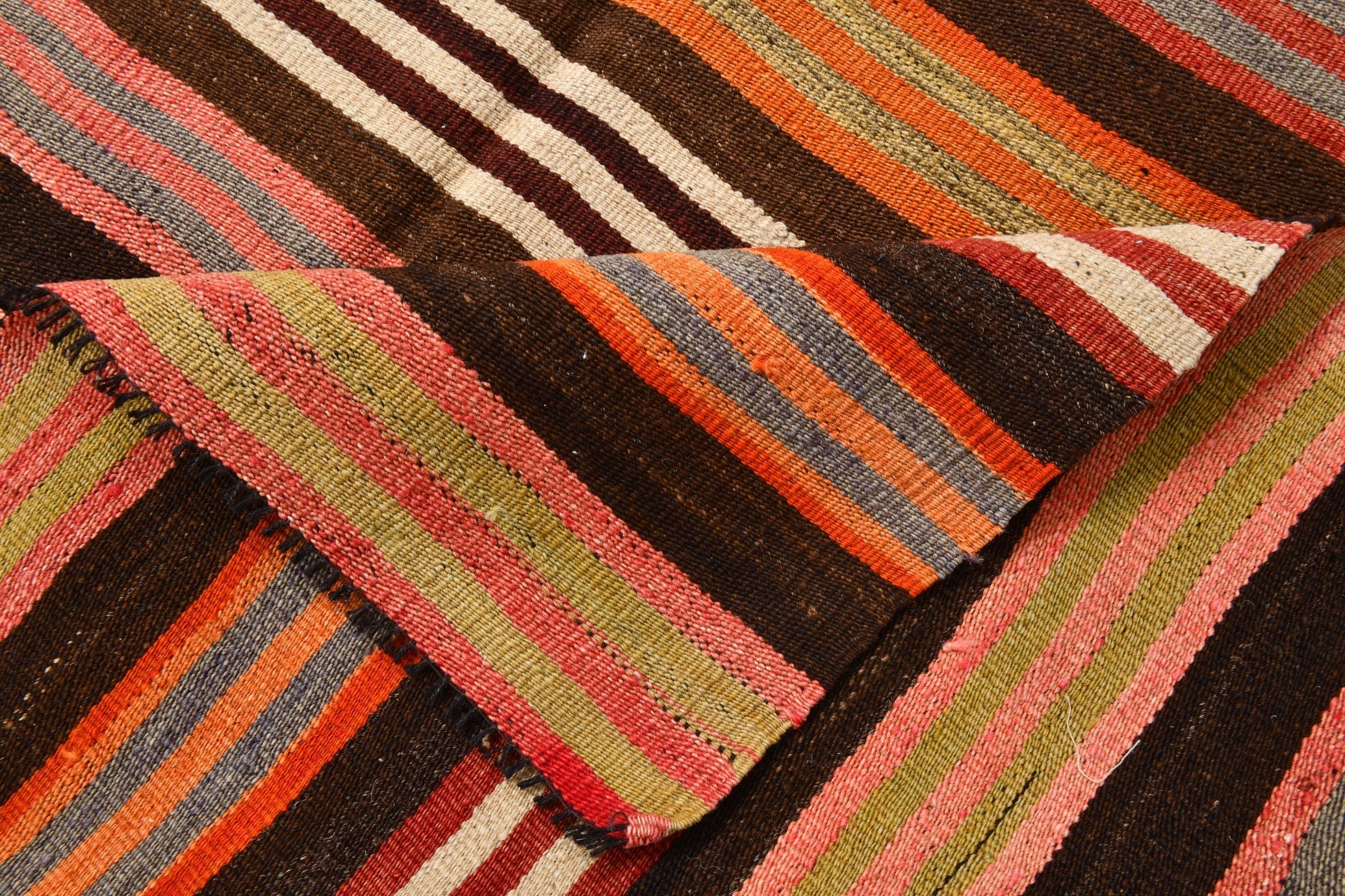 Vintage Kilim Anatolian 4’6’’ x 9’1’’ ft