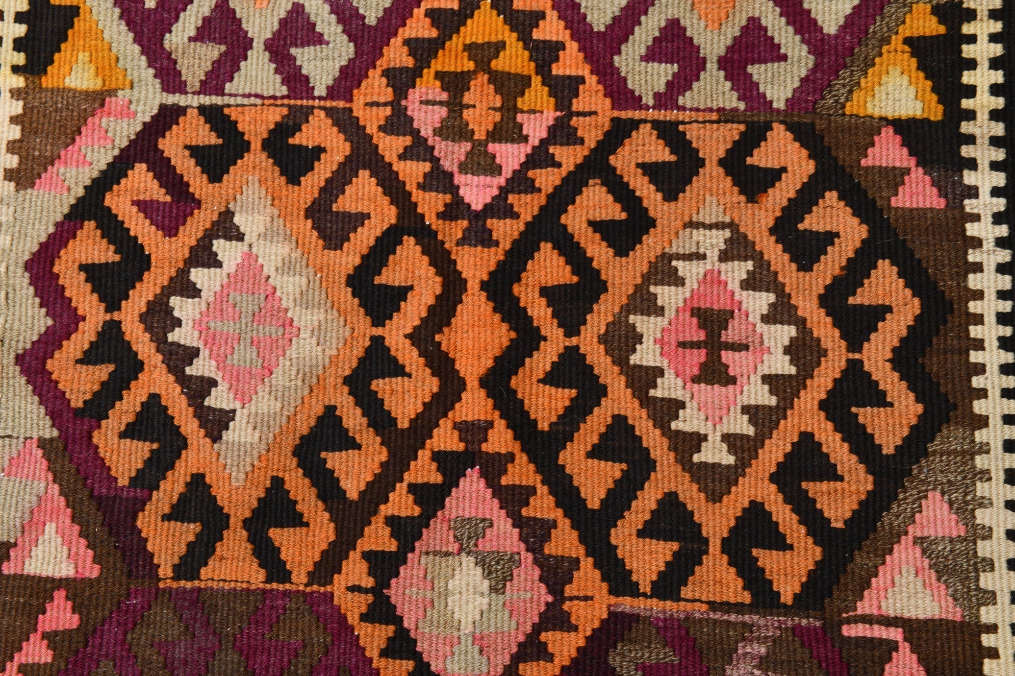 Vintage Kilim Anatolian 4'7" x 11'7" ft