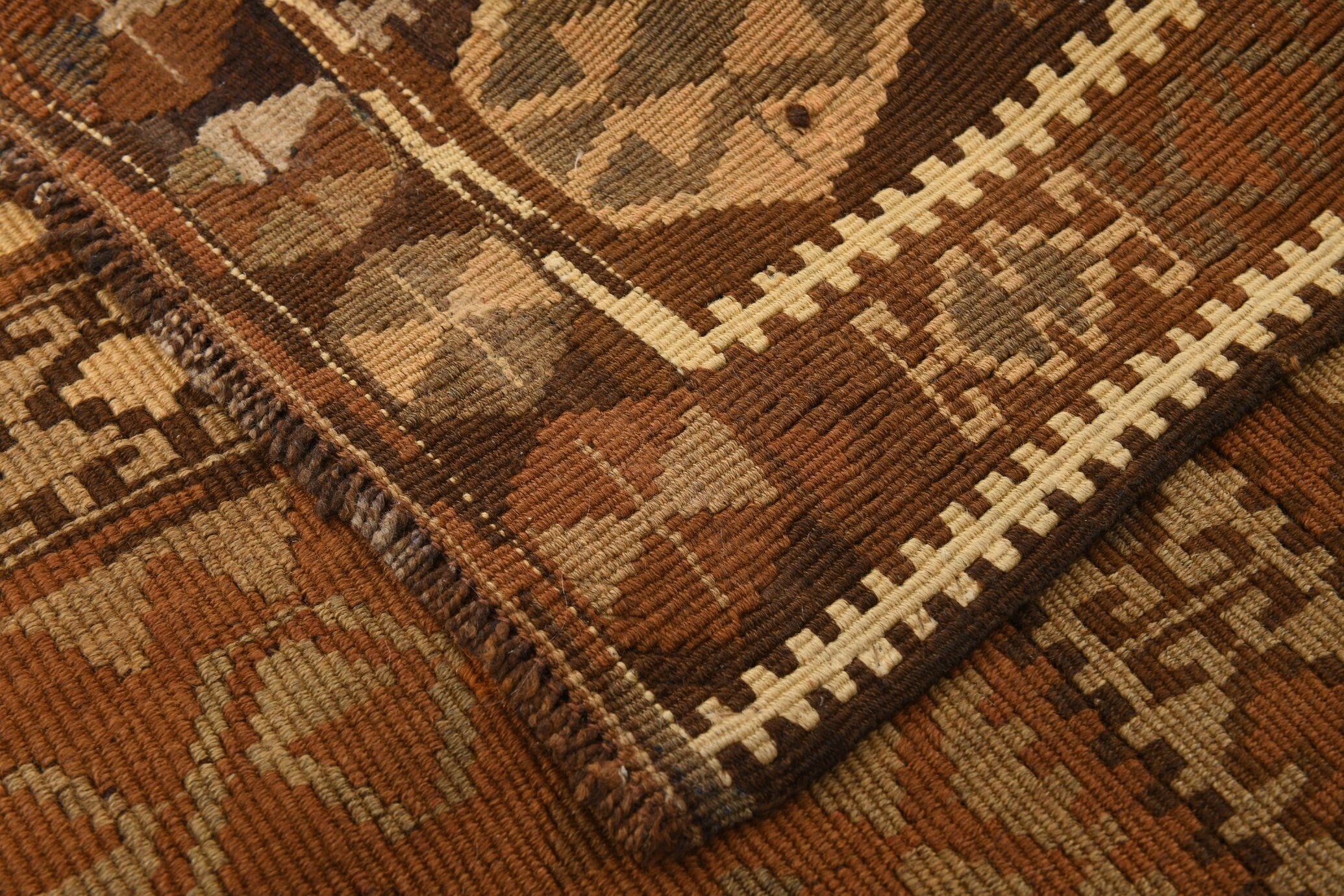 Vintage Kilim Anatolian 4'7" x 12'11" ft