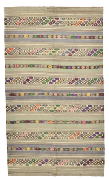 Vintage Kilim Anatolian 4'7" x 7'11" ft